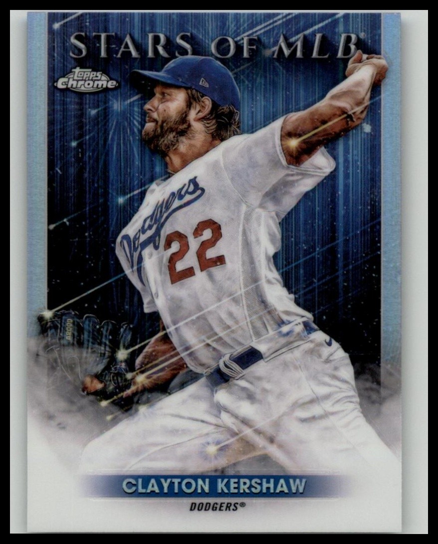 2022 Topps 1st Edition – Stars of MLB #SMLB-28 Clayton Kershaw
