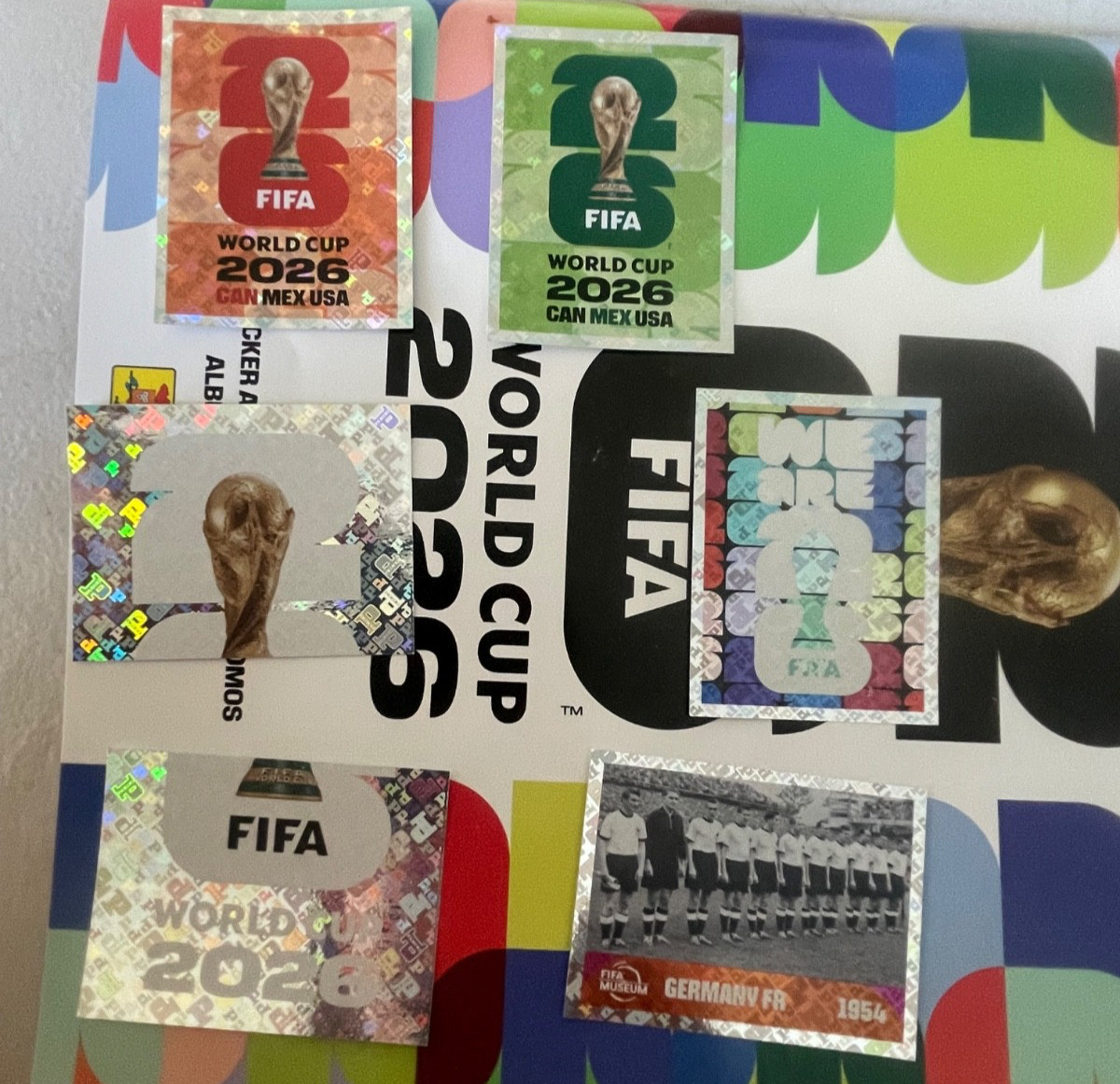 YOU PICK * 2026 panini fifa world cup crumpedstickers – Ball, Trophy, TEAMS WINN