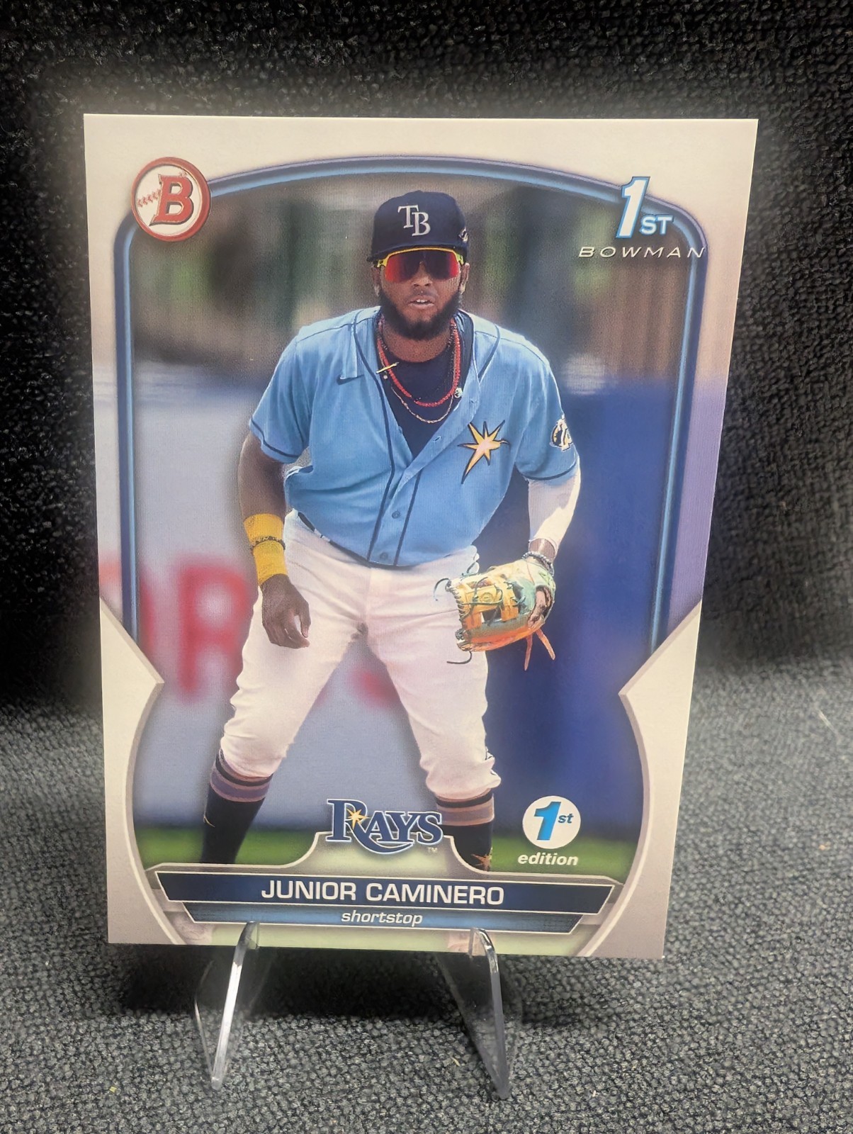 2023 Bowman 1st Junior Caminero RC Prospects 1st Edition #BPPF-61 Rays