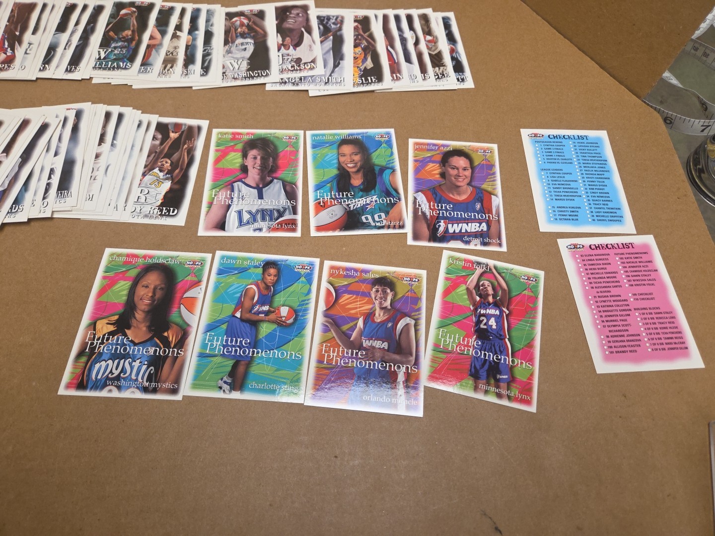 1999 WNBA Hoops Skybox 110 Card Base Set 1-110 *SEE PICS