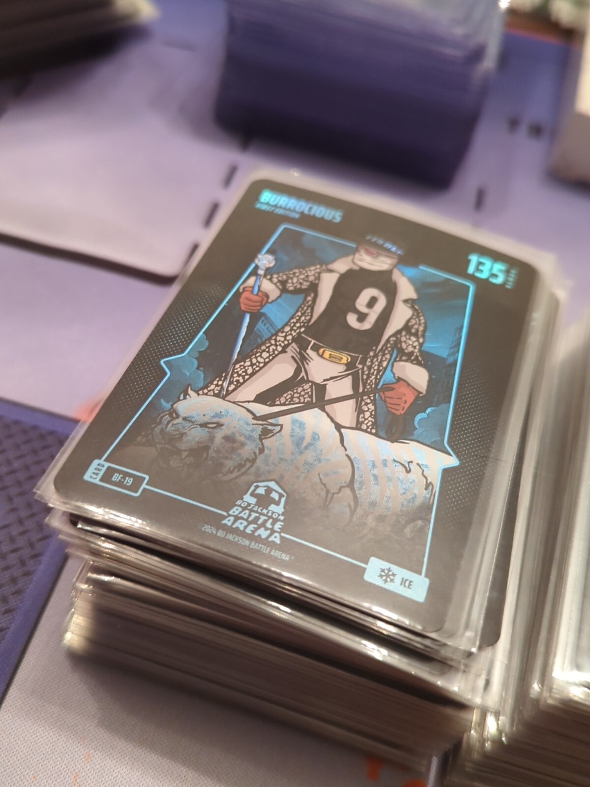 Bo Jackson Battle Arena – Ice Fire Steel Battlefoil Singles – Complete Your Set!