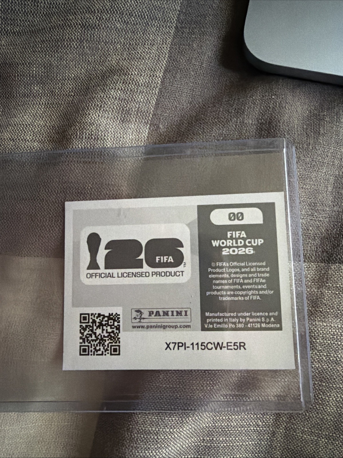 Panini Logo First Foil Sticker Panini World Cup 2026 Holographic FWC00