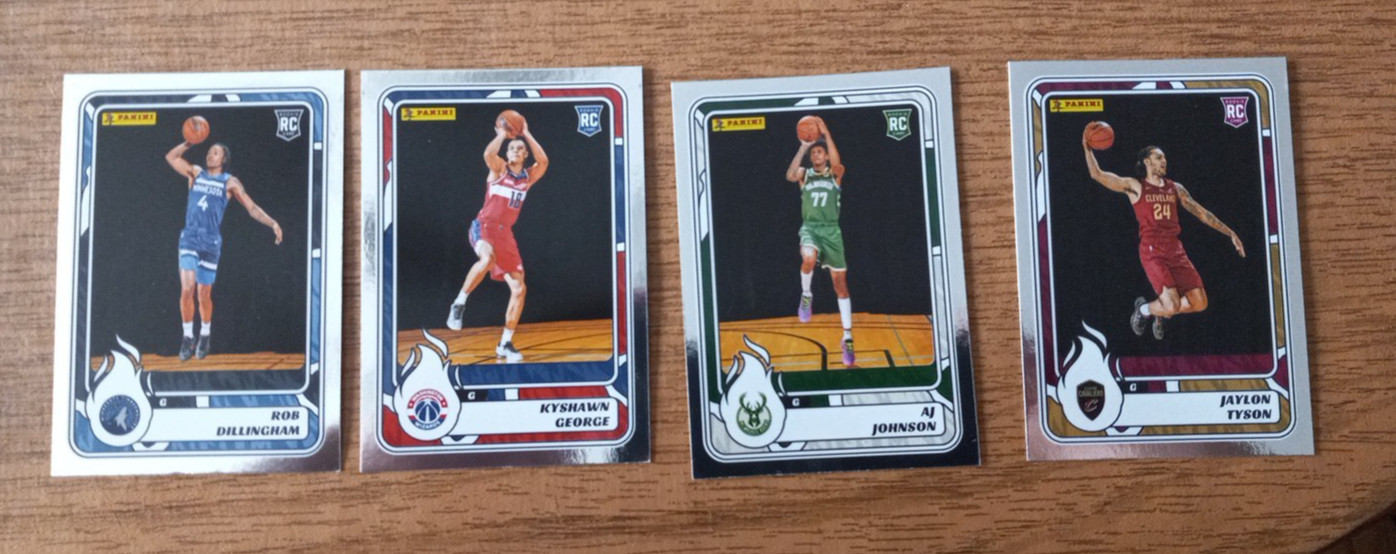 2024-25 Panini NBA Sticker INSERT BASE & PARALLEL Card Singles – Create Own Lot