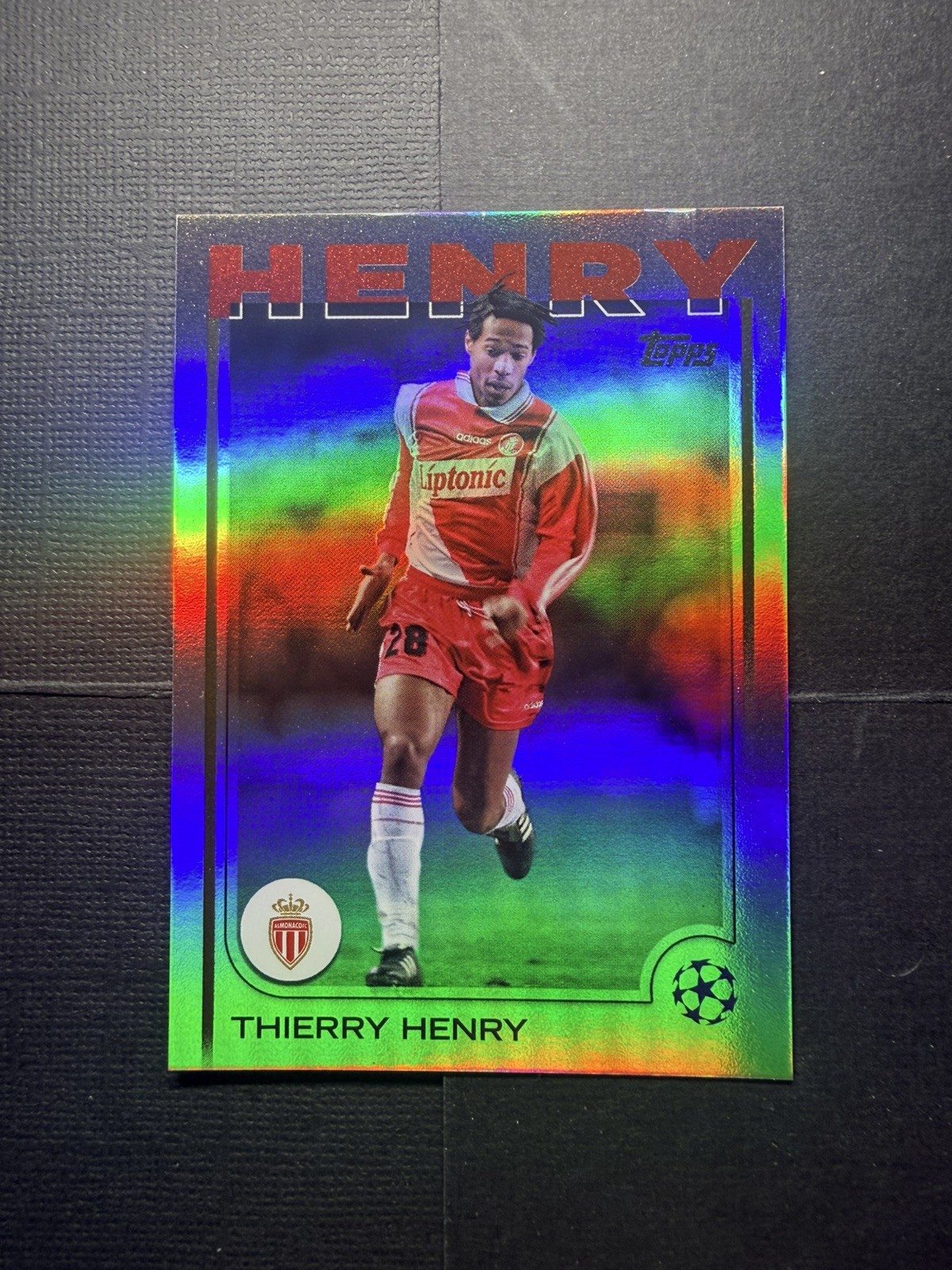 2024/25 Topps UCC Flagship – Thierry Henry, AS Monaco – Legend Refractor