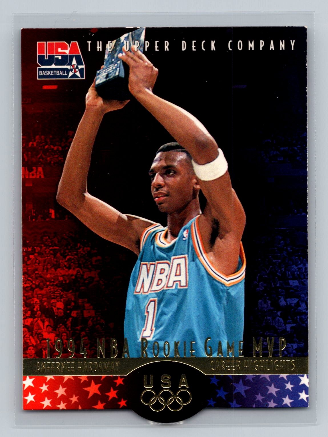 Anfernee Hardaway 1996 Upper Deck USA #1 USA