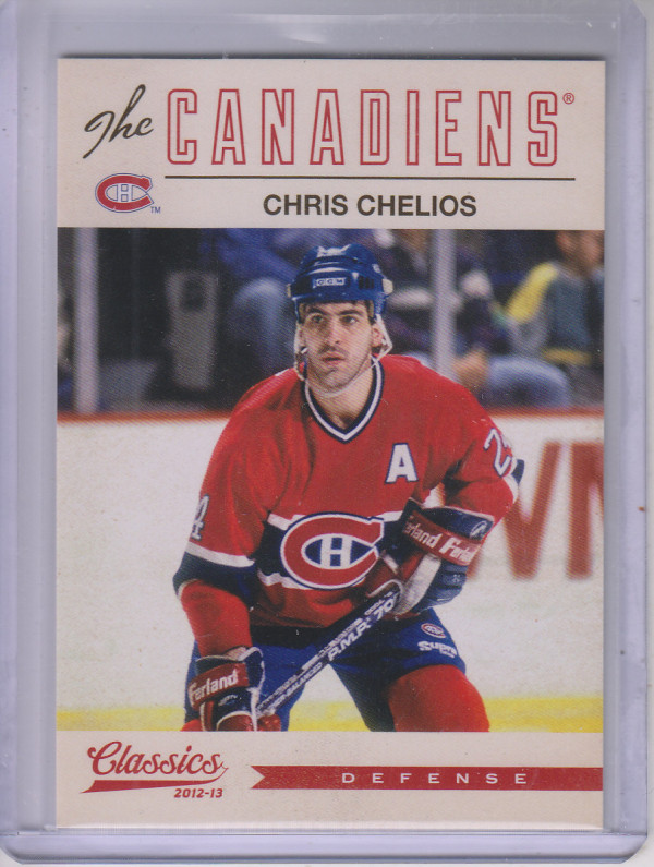 2012-13 Classics Signatures #164 Chris Chelios – HKY