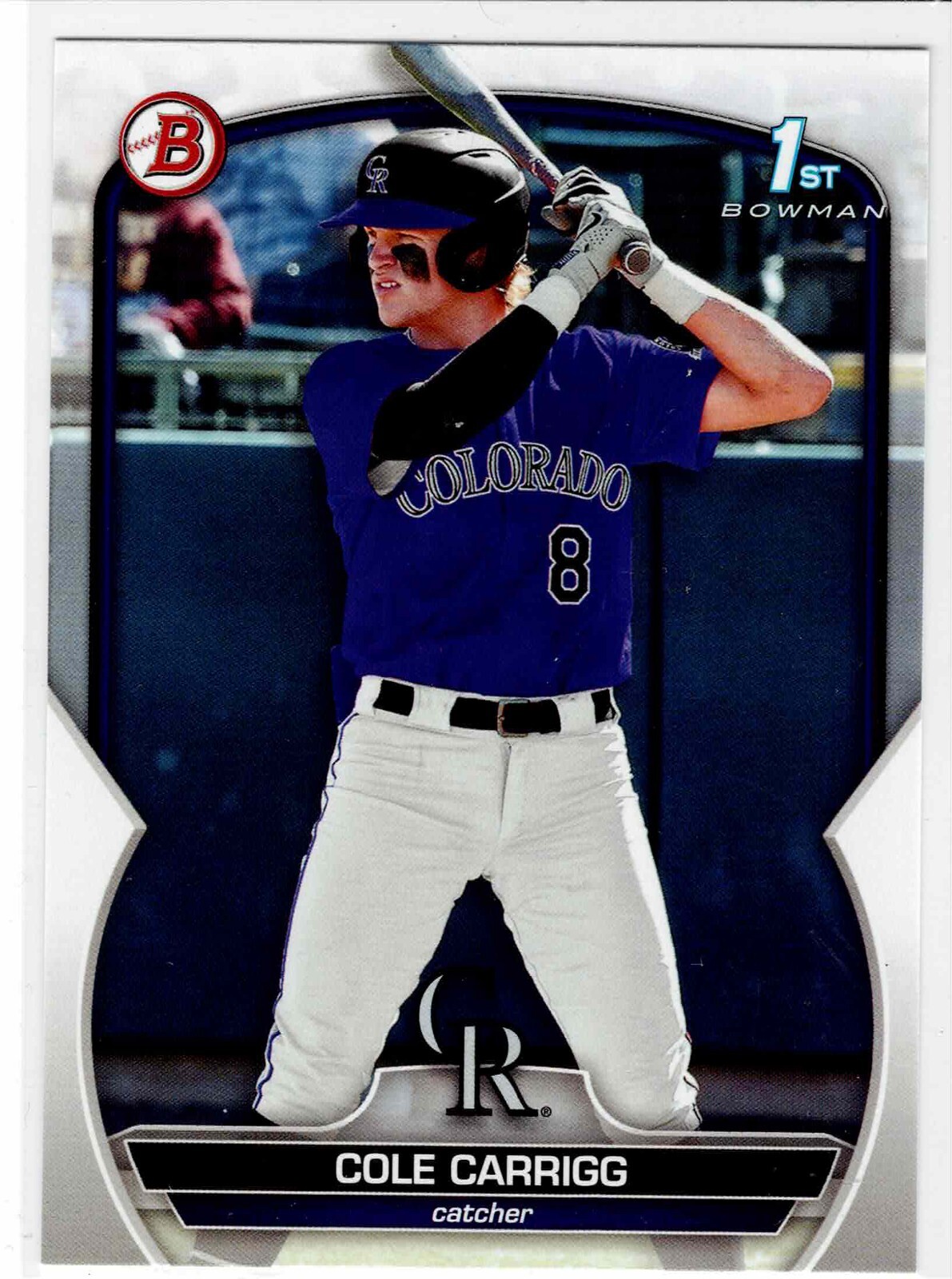 Cole Carrigg Colorado Rockies 2023 Bowman Draft 1st Bowman