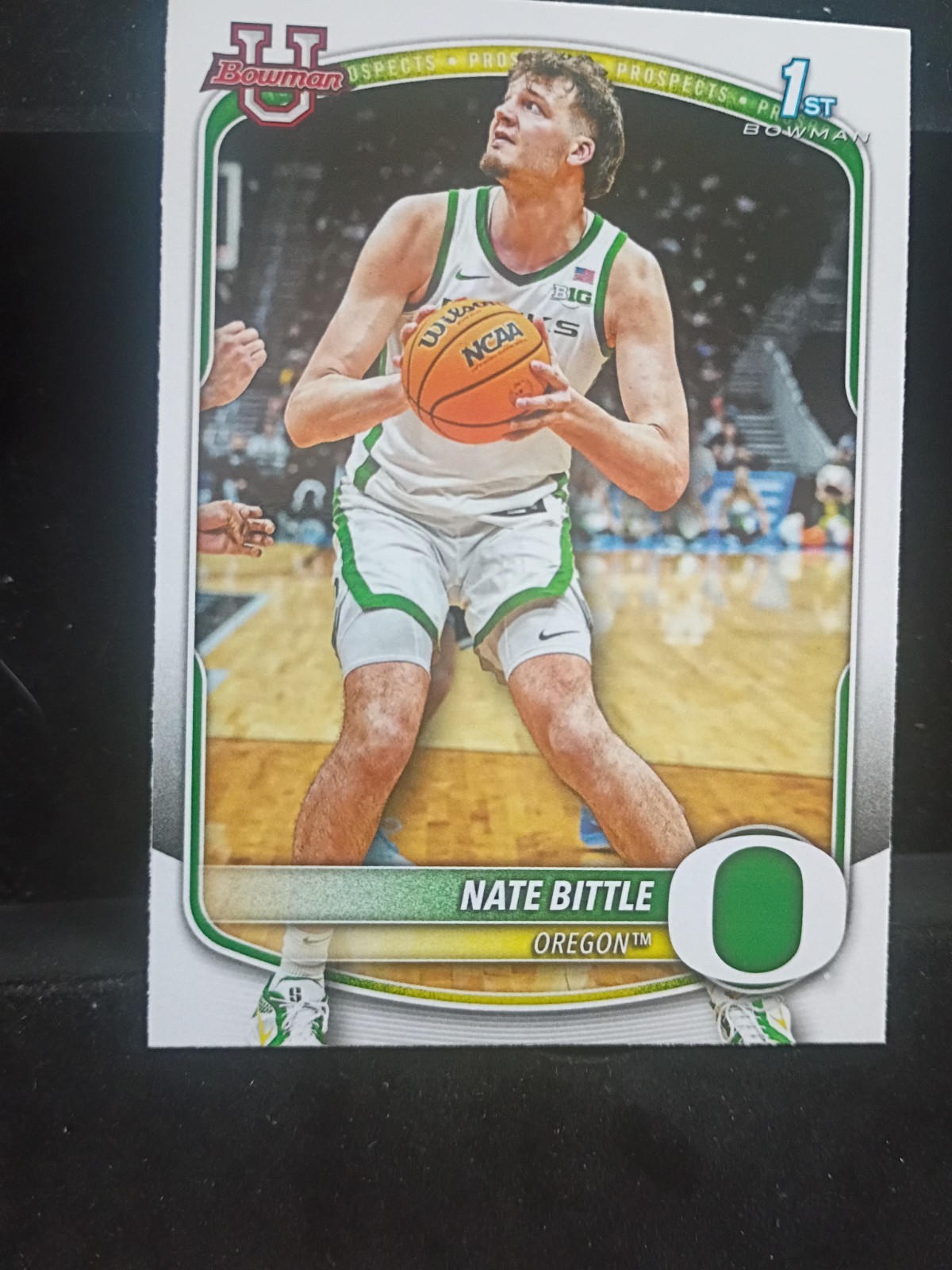 Bowman 2025-26 Nate Bittle 1st Bowman Bowman Prospects BPP-88 Oregon Basketball