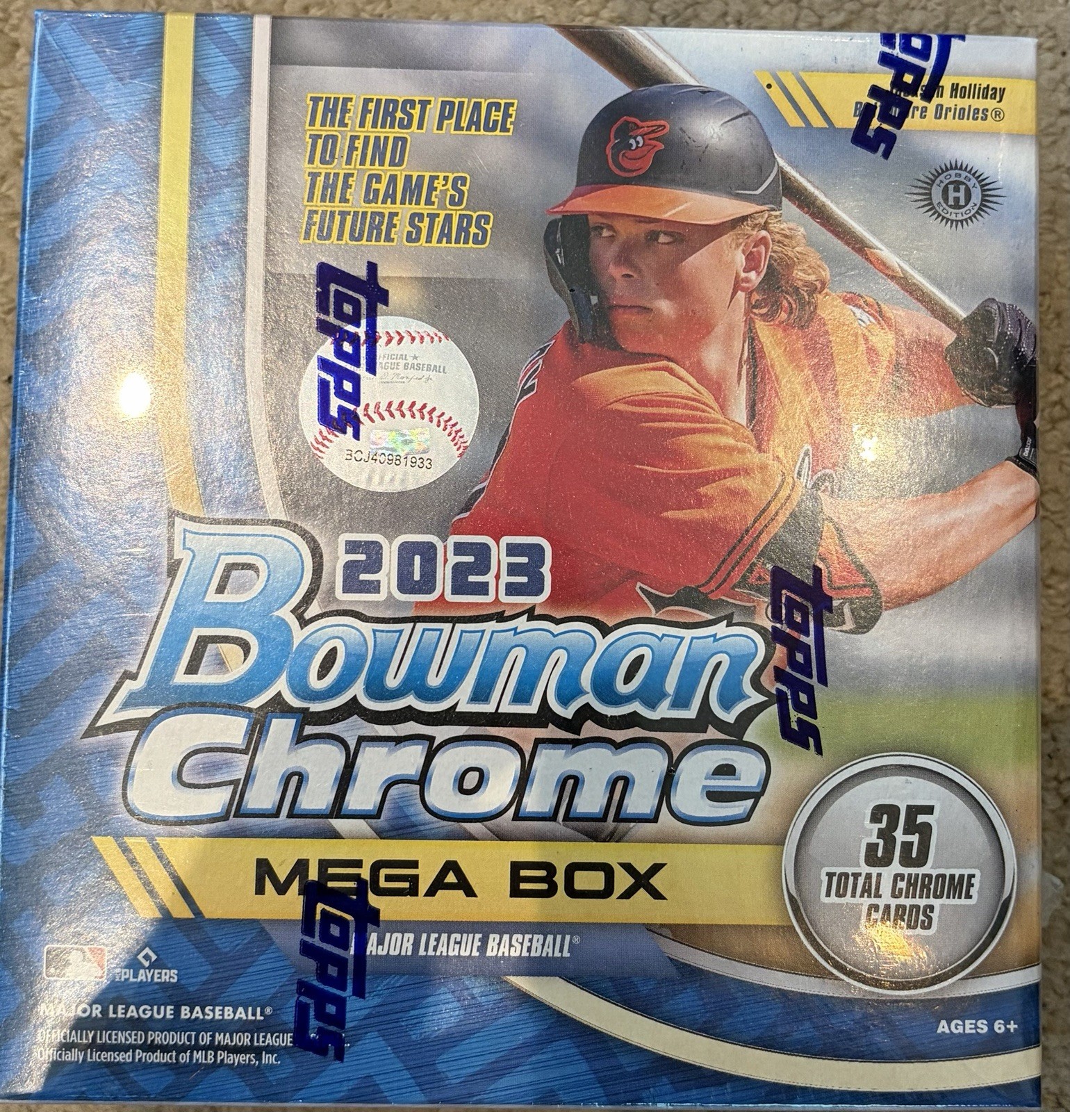 2023 Bowman Chrome Baseball MLB Factory Sealed Mega Box – Auto? – SHIPS ASAP!