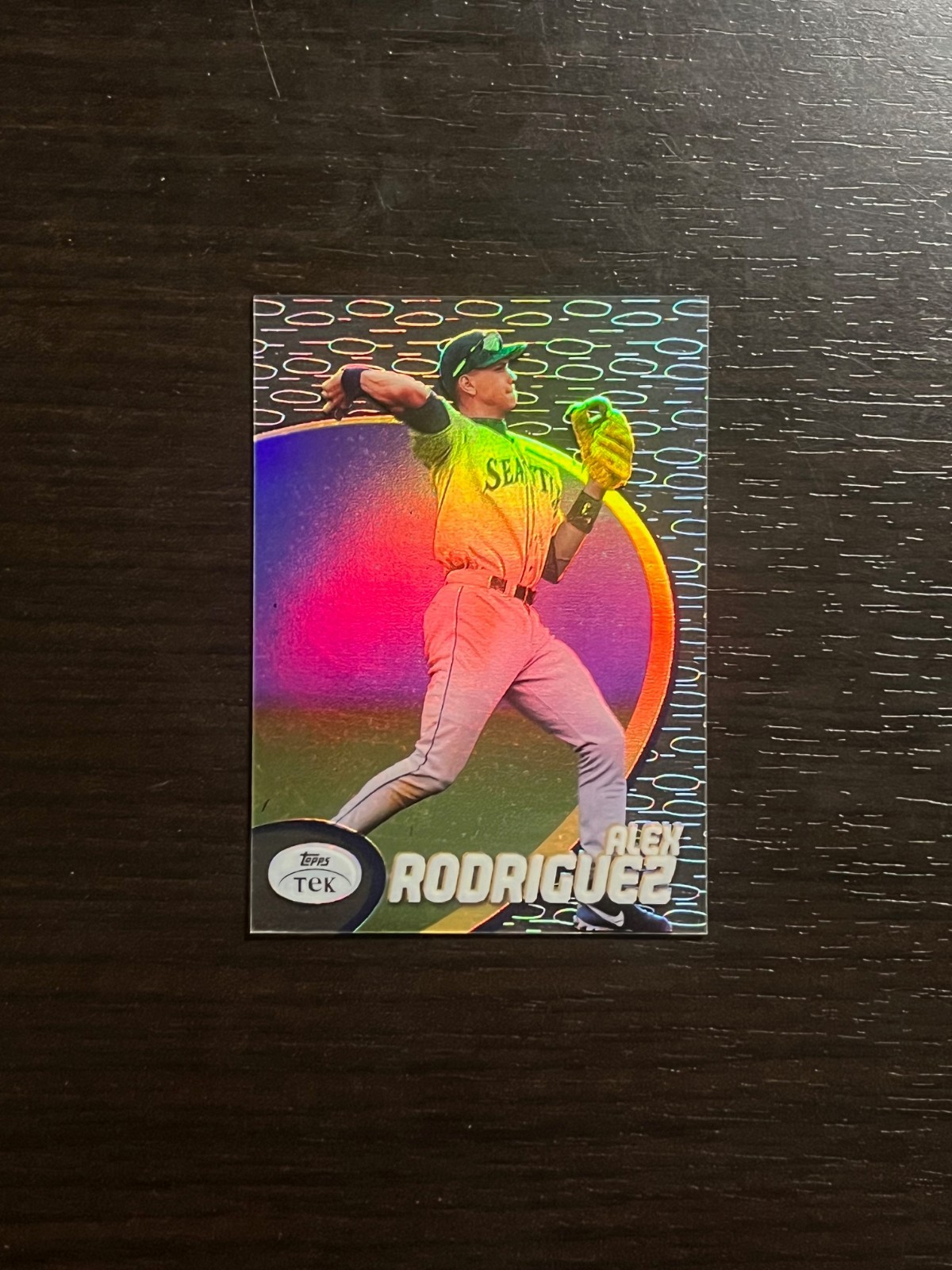 ALEX RODRIGUEZ 1998 Topps Tek Card #9 Pattern 13 Seattle Mariners Yankees