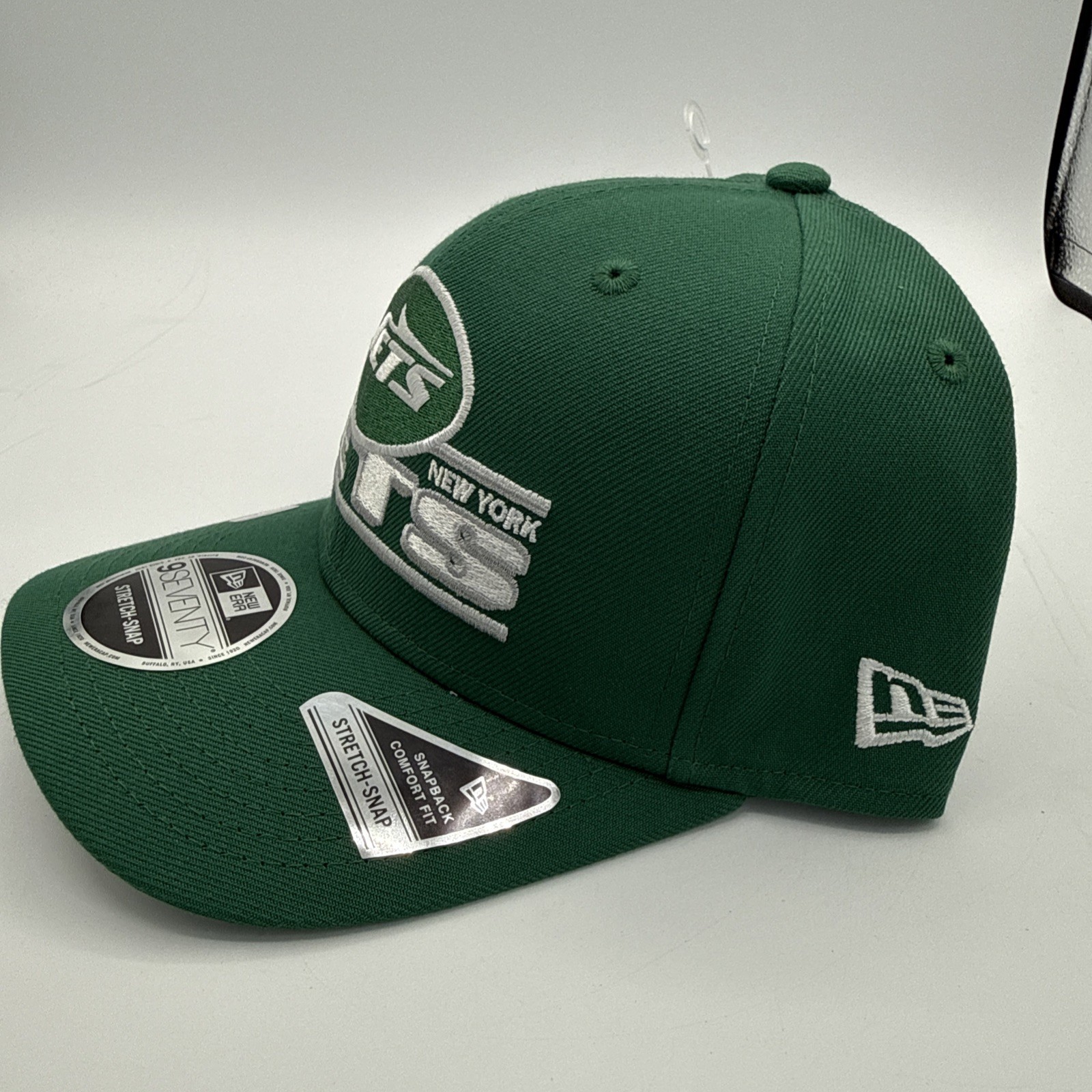 New York Jets Hat Cap Snap Back Mens One Size Green NFL Football New Era