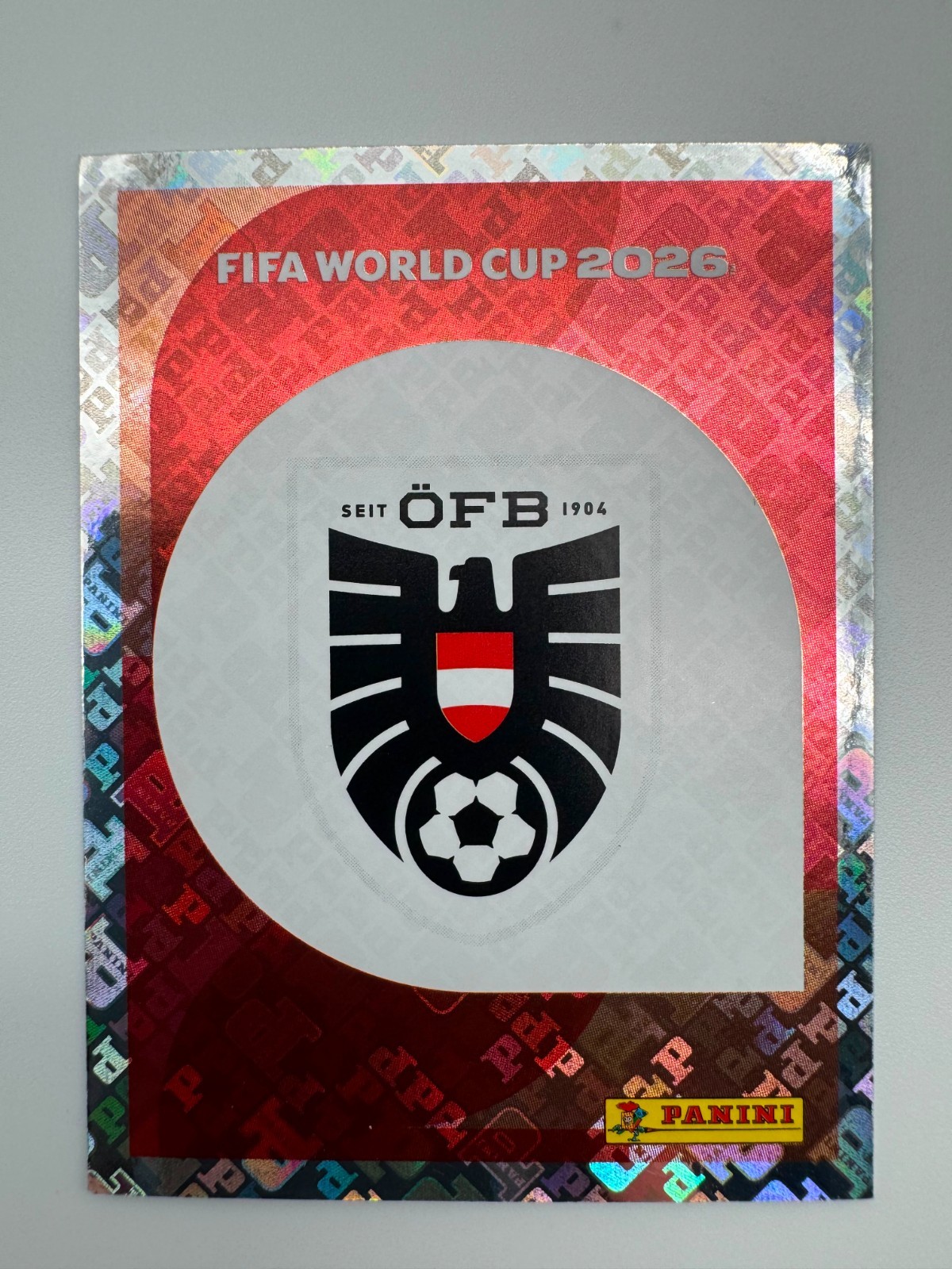 2026 100% Authentic Panini FIFA World Cup Austria Stickers Pick Team Logo Player