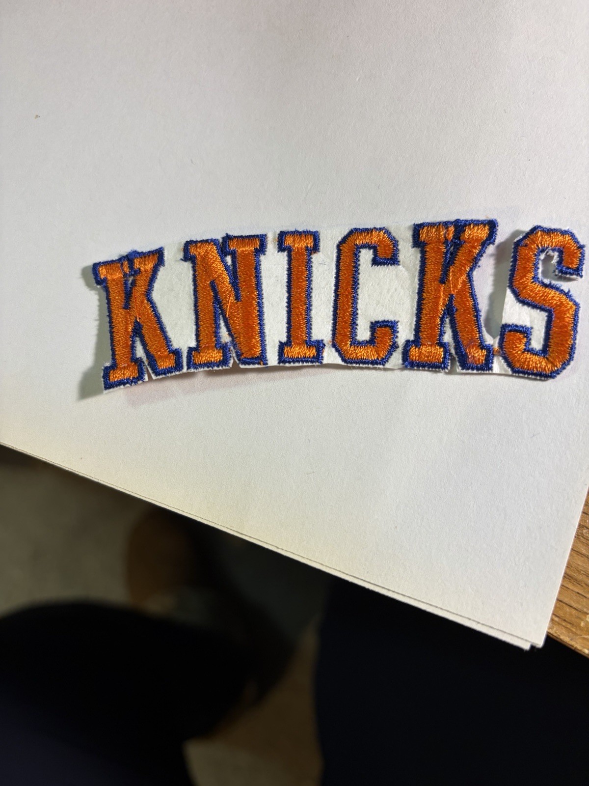 3 X 1 In New York Knicks Embroidered Iron On Patch