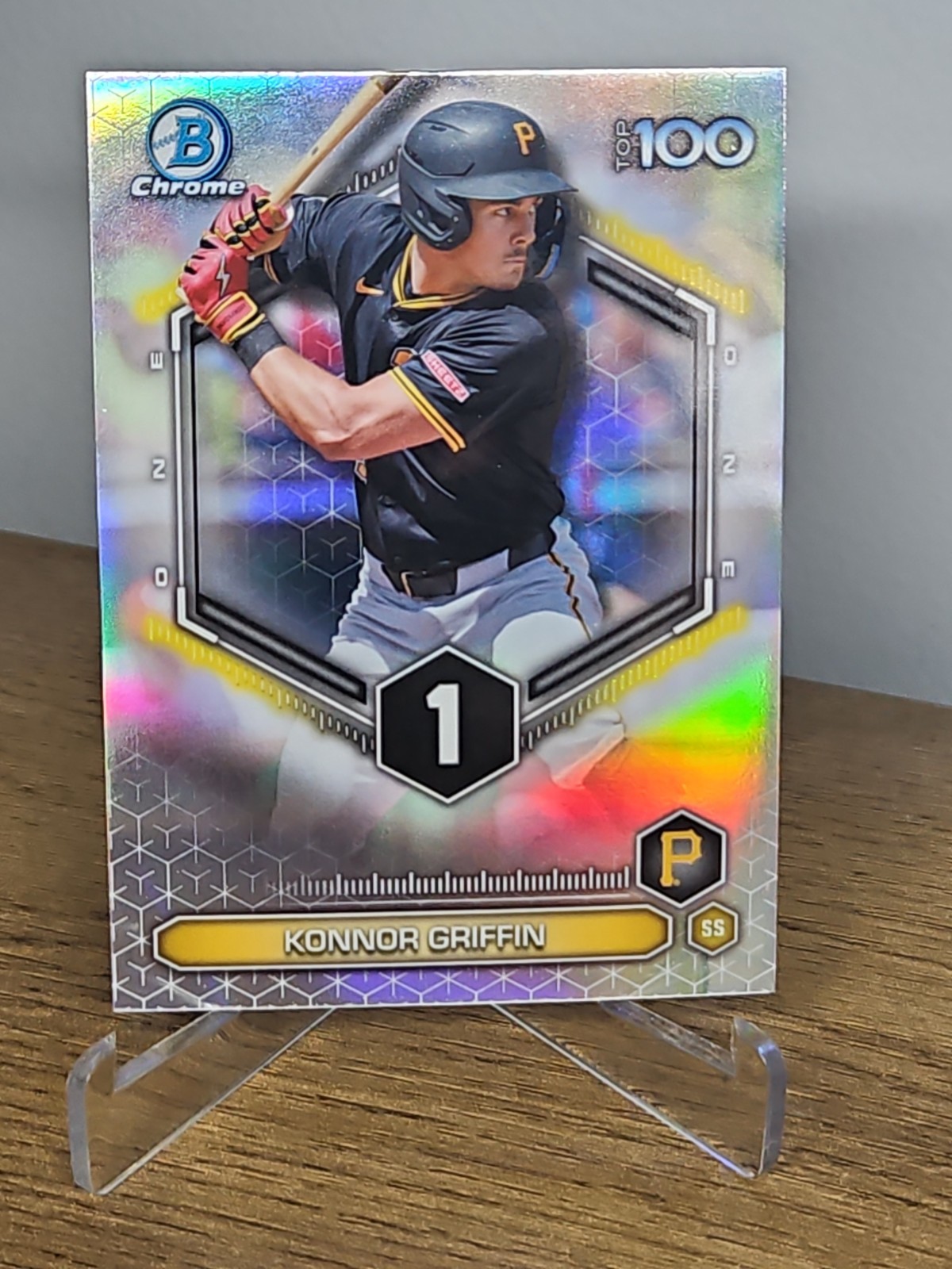 2026 Konnor Griffin Top 100 Bowman Chrome #BTP-1 Pittsburgh Pirates