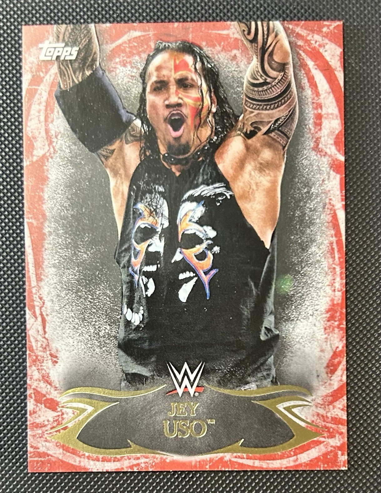 Jey Uso Topps 2015 WWE Undisputed Red #21