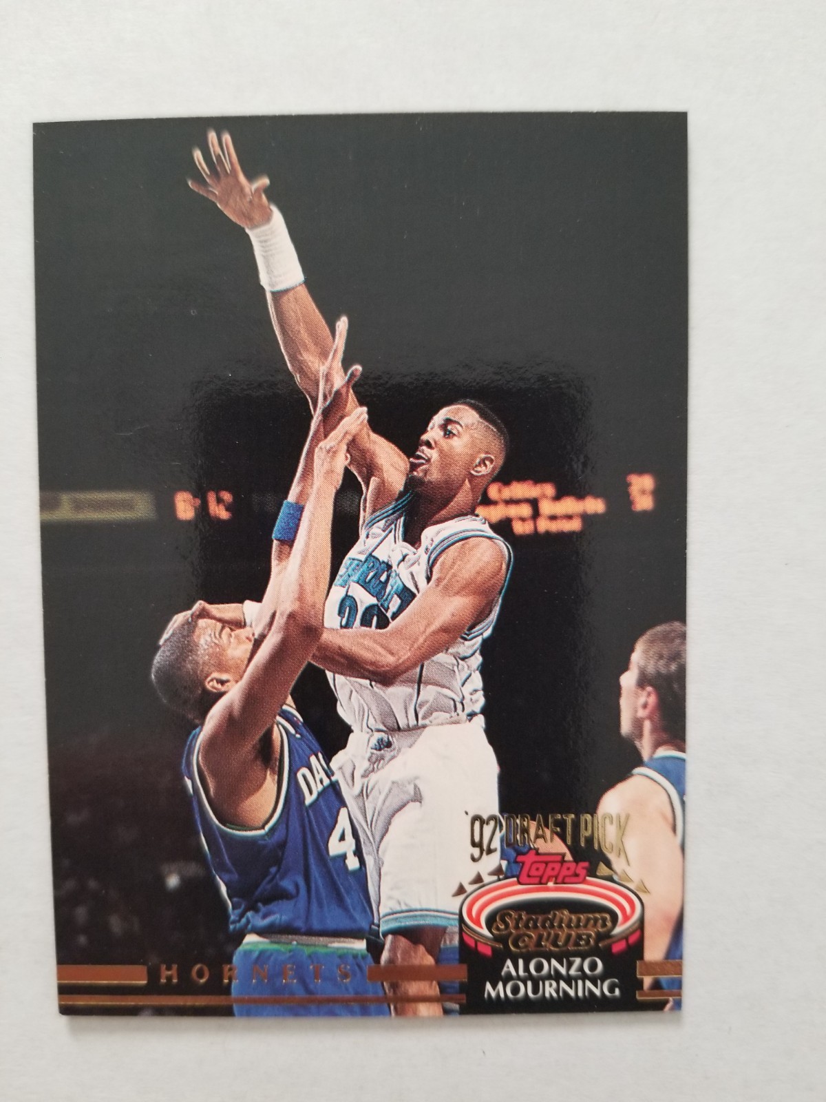 1992-93 Stadium Club #297 Alonzo Mourning Rookie