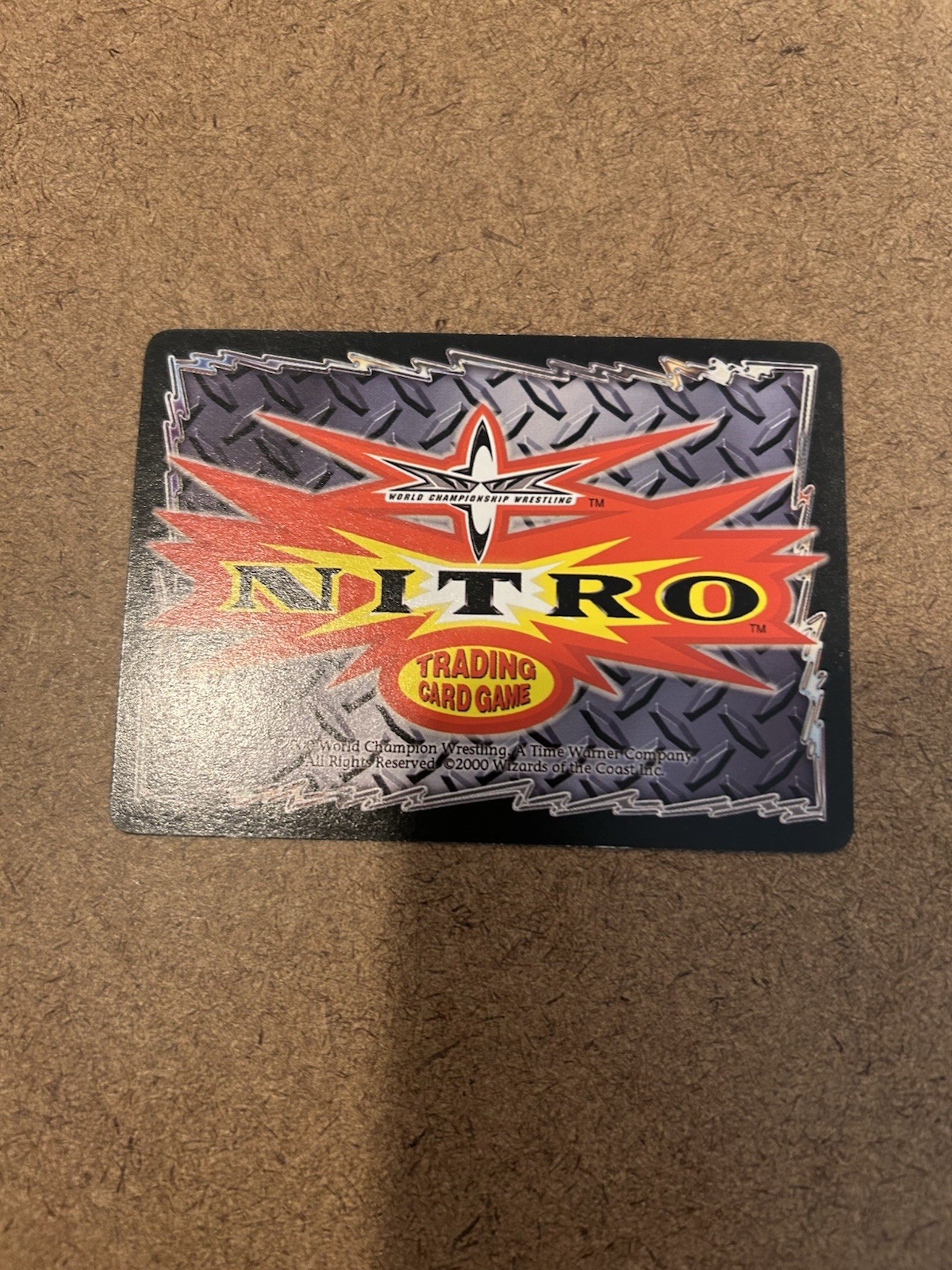 2000 WCW Nitro Trading Card Game – Promo Buff Bagwell Wizards of the Coast Stamp