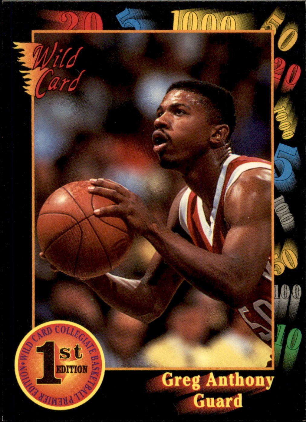 1991-92 Wild Card Greg Anthony #16 AAA Sports 1st Edition