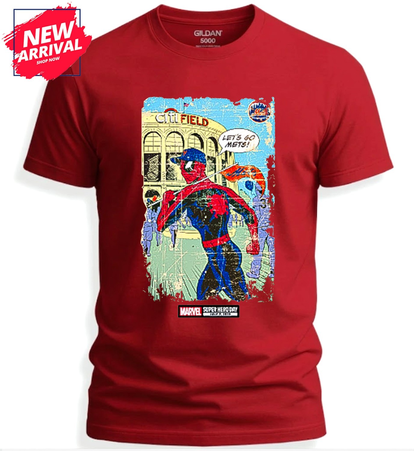 Mets x Spider-Men Giveaway 2026 T-Shirt