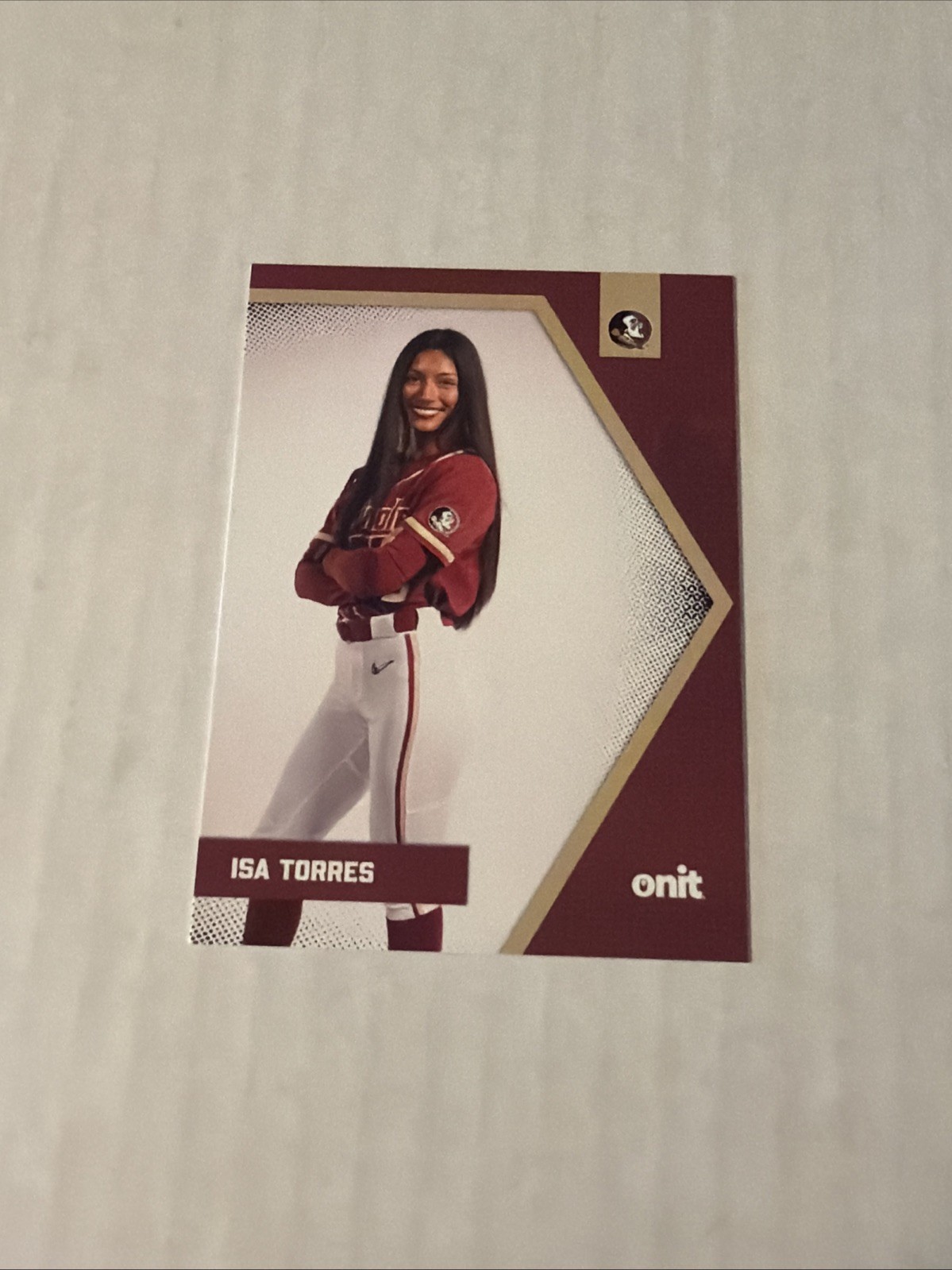 2026 ONIT Florida State Seminoles SOFTBALL card ISA TORRES variation