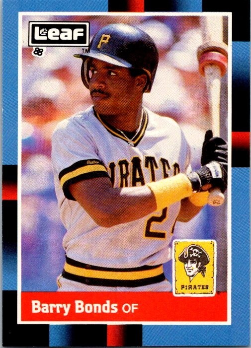 Barry Bonds 1988 Leaf #113 Pittsburgh Pirates FREE SHIPPING