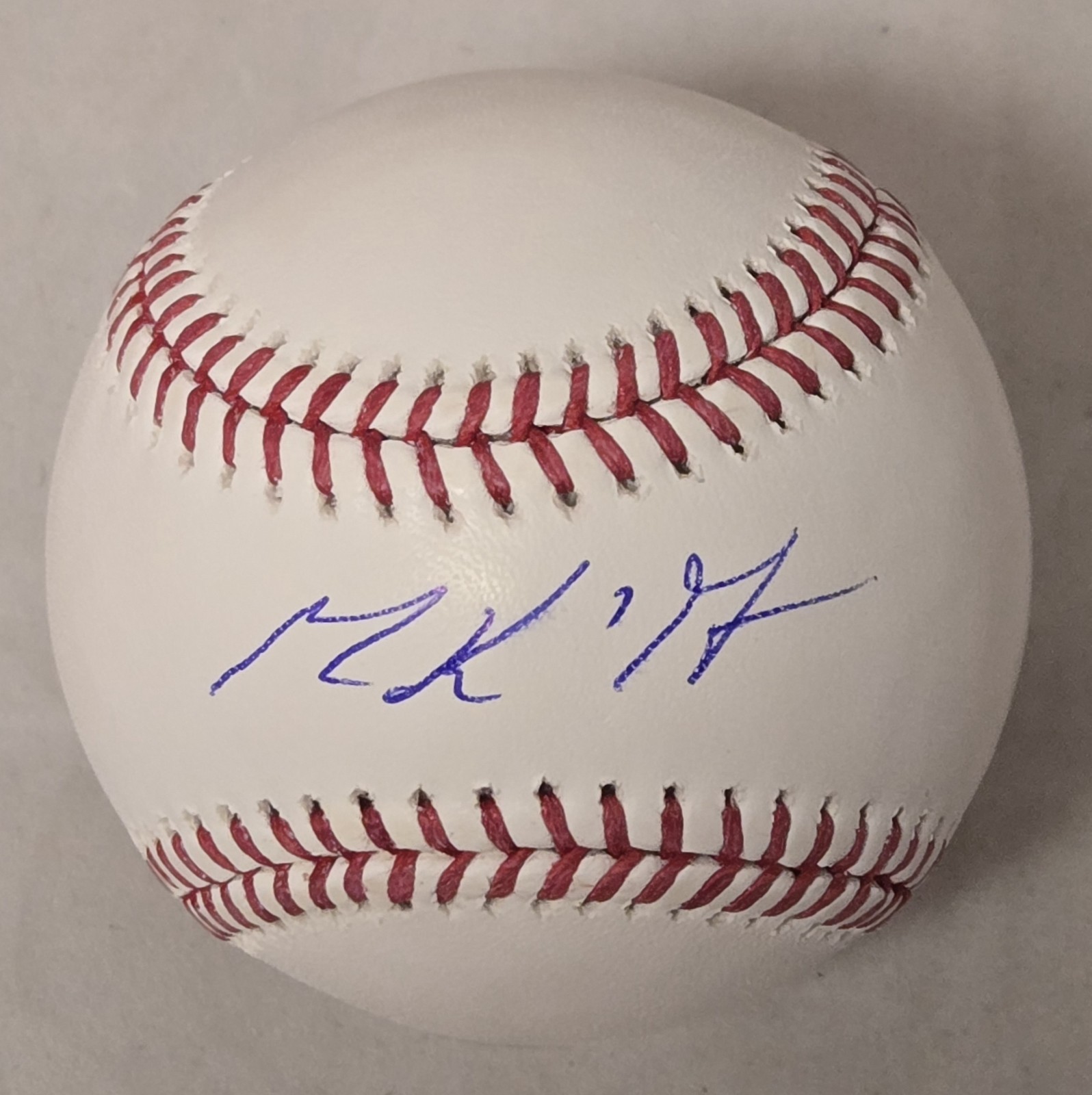 MacKenzie Gore Signed OML Baseball Fanatics Authentic MLB Auto Texas Rangers
