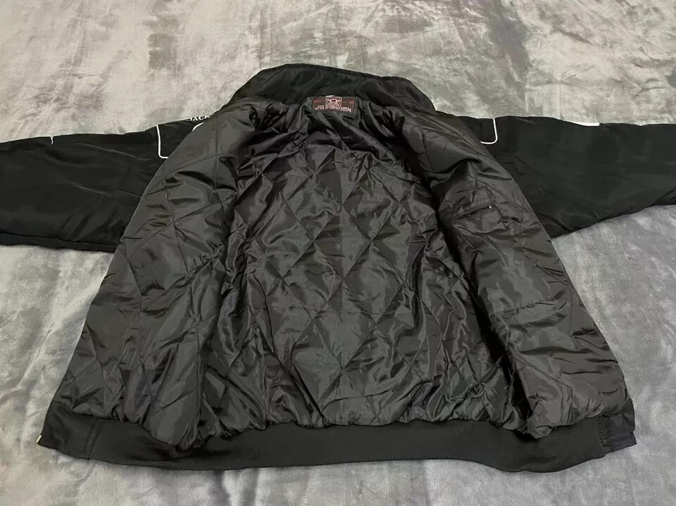 DE Adults Team Padded Daniels Zip Racing Jack Embroidery Cotton Racing Jacket SZ