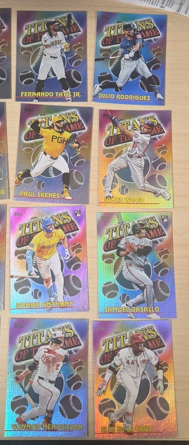 2026 MLB Topps Series 1 TITANS OF THE GAME COMPLETE 20 CARD SET TOG1-TOG20 NM