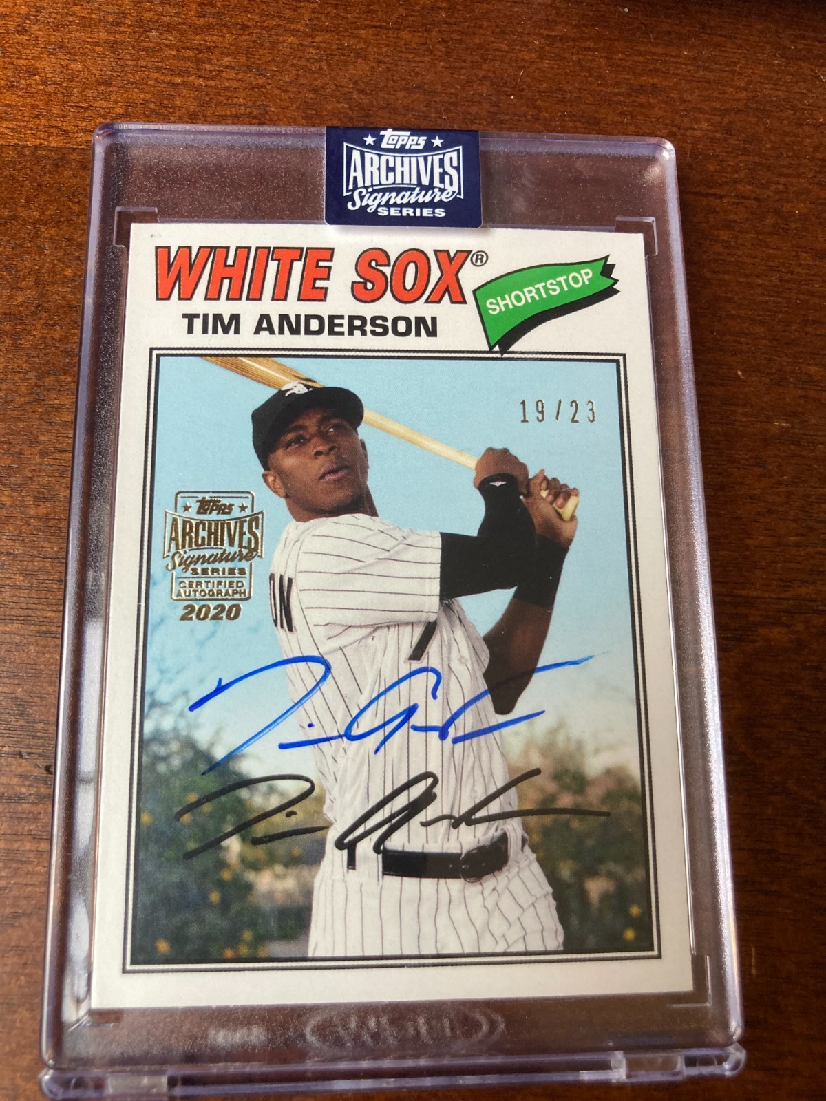 2020 Topps Archives Tim Anderson Auto /23 Autograph