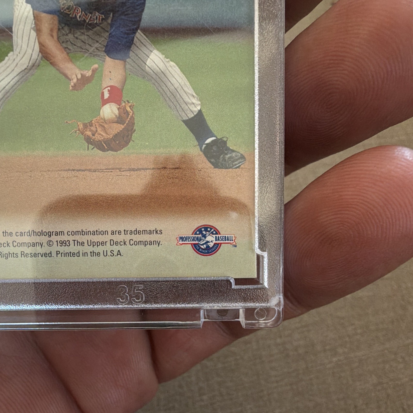 Upper Deck 1993 Top Prospects Derek Jeter Greensboro Hornets MiLB Card #185