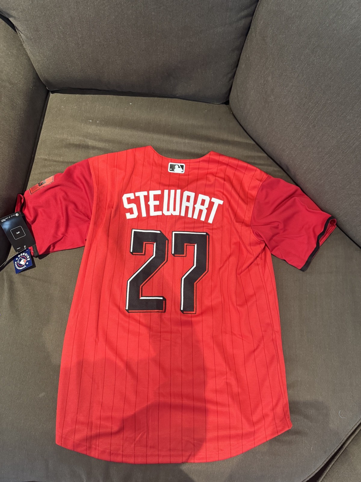 Sal Stewart Cincinnati Reds Alternate Jersey Mens Size XL