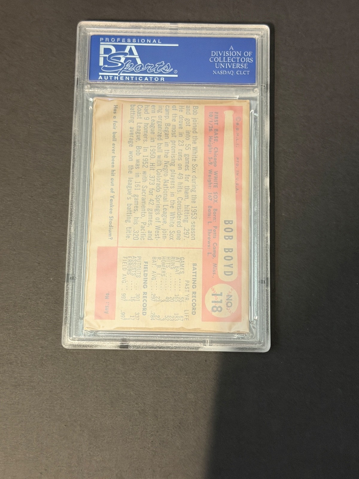 1954 Bowman – Bob Boyd #118