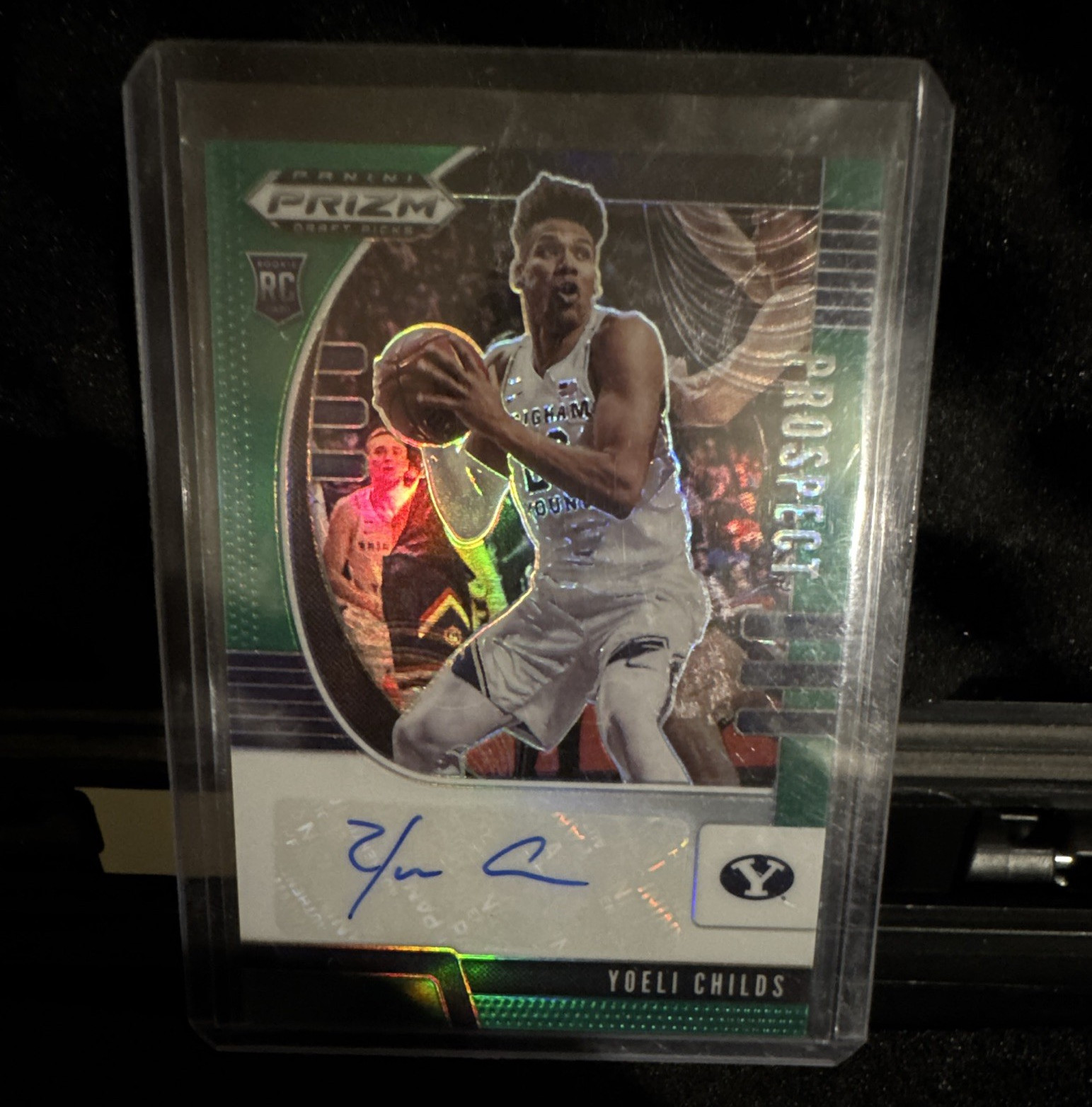 Panini 2020-21 Prizm Draft Picks Yoeli Childs Prospect Auto #PA-YO BYU