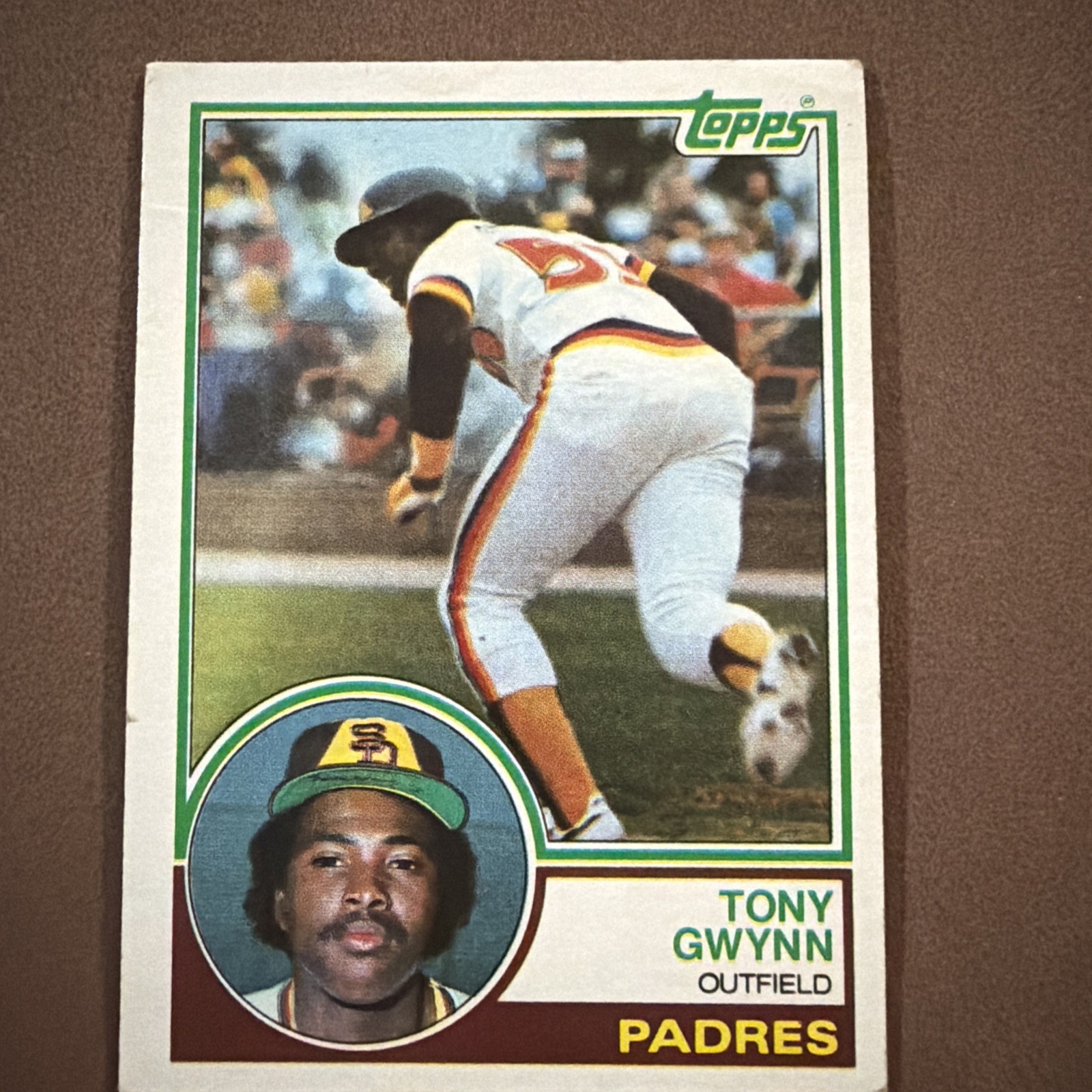 1983 Topps Tony Gwynn San Diego Padres ROOKIE BASE SET #482 Baseball