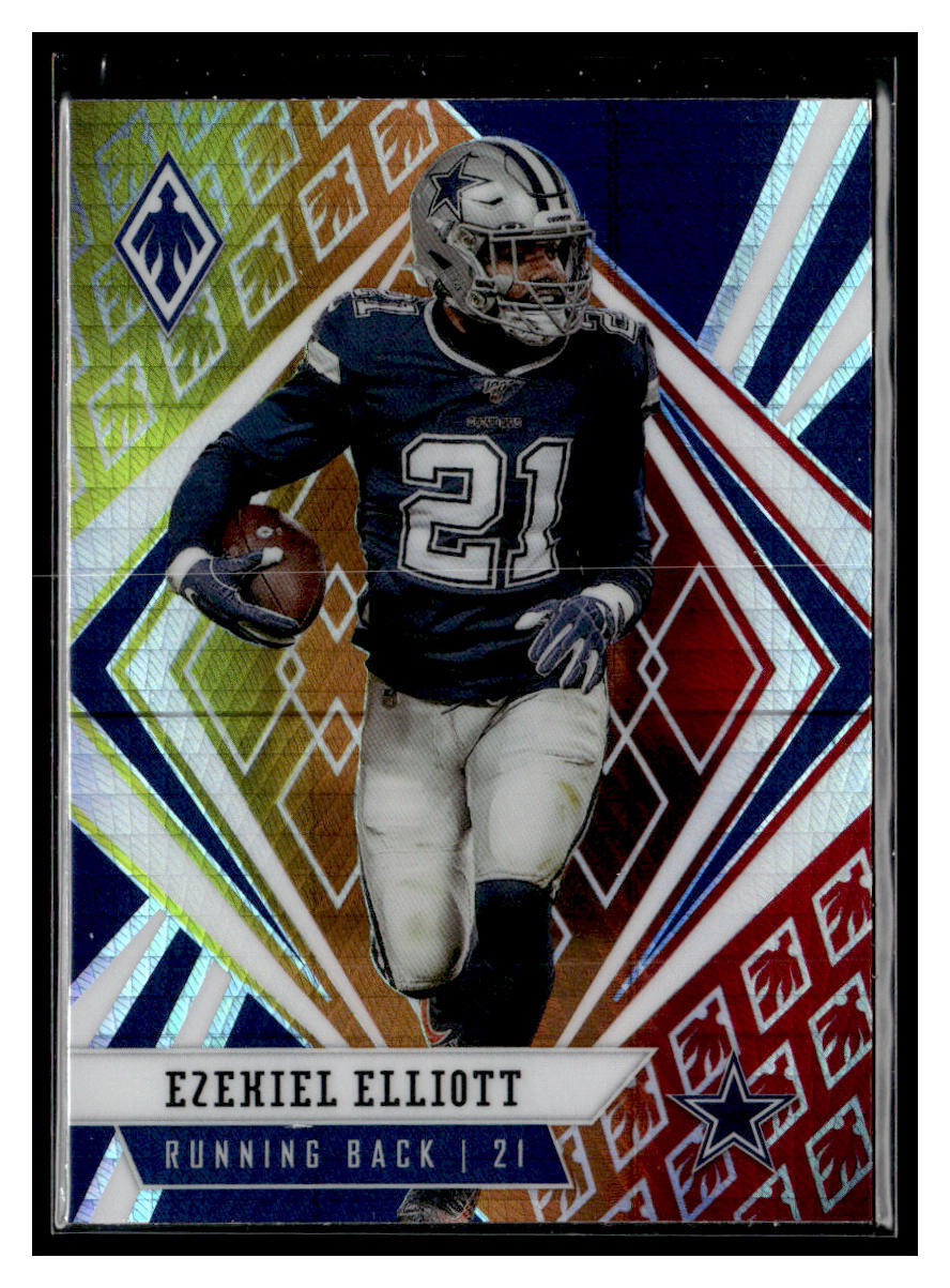 2020 Panini Phoenix #49 Ezekiel Elliott Color Burst Dallas Cowboys