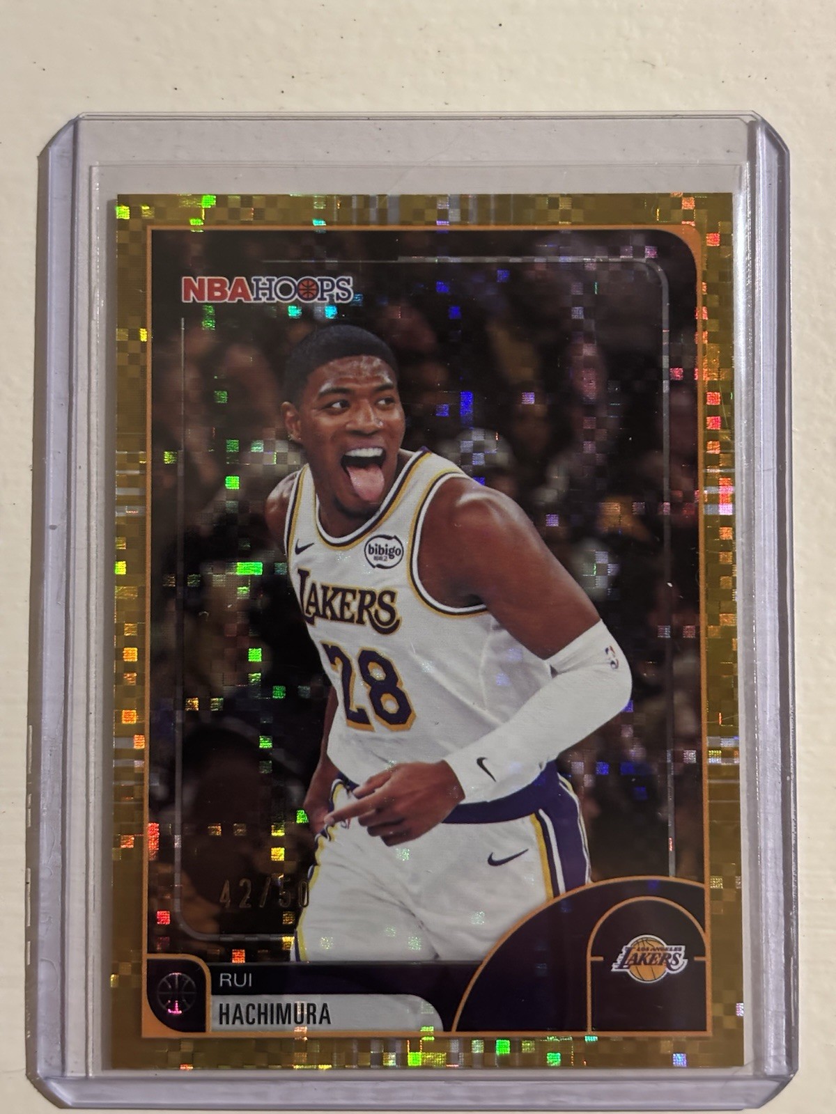 2025-26 Topps NBA Hoops- Rui Hachimura #1 Gold 42/50
