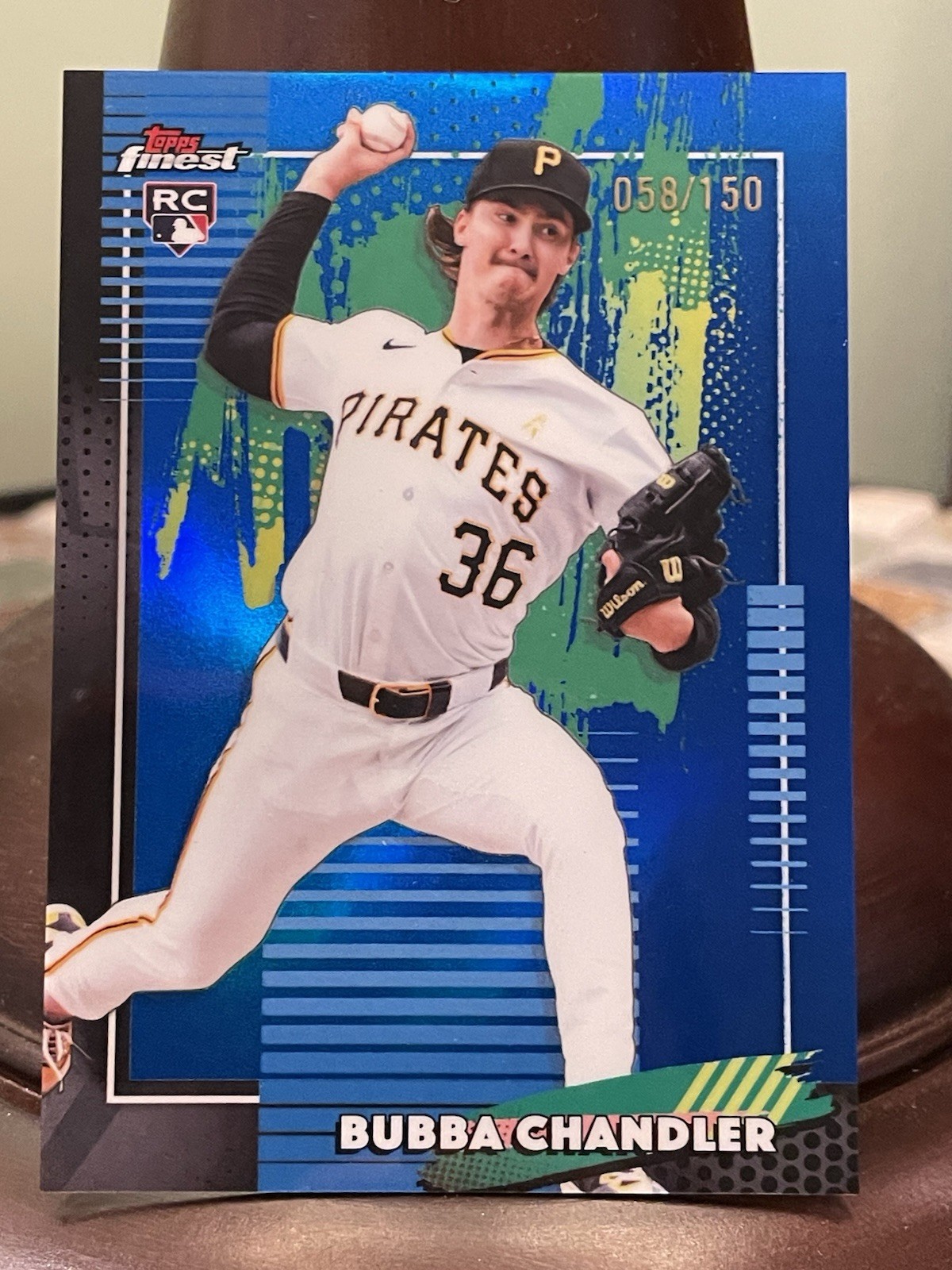 2026 Topps Finest BUBBA CHANDLER (RC) “Blue Refractor” #58/150 {Pittsburgh}