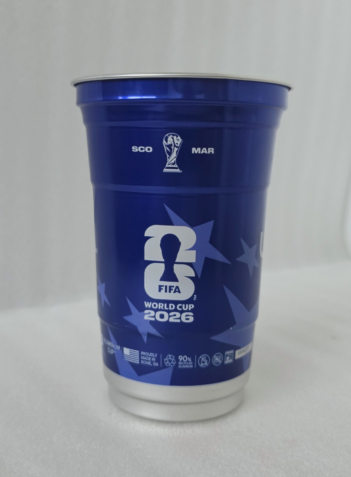 2026 FIFA World Cup Michelob Ultra Aluminium Beer Cups Scotland vs Morrocco 20oz