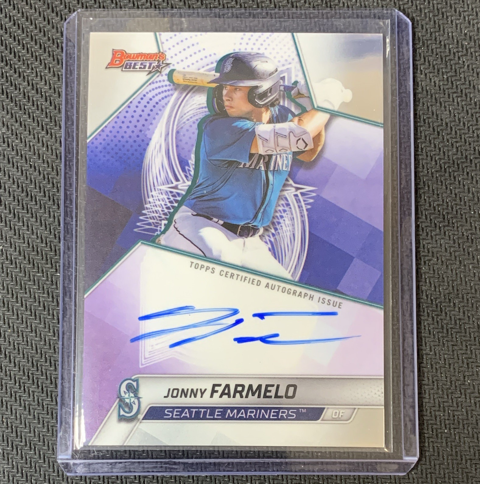 2025 Bowman’s Best Jonny Farmelo Autograph #B25-JF Mariners 🔥