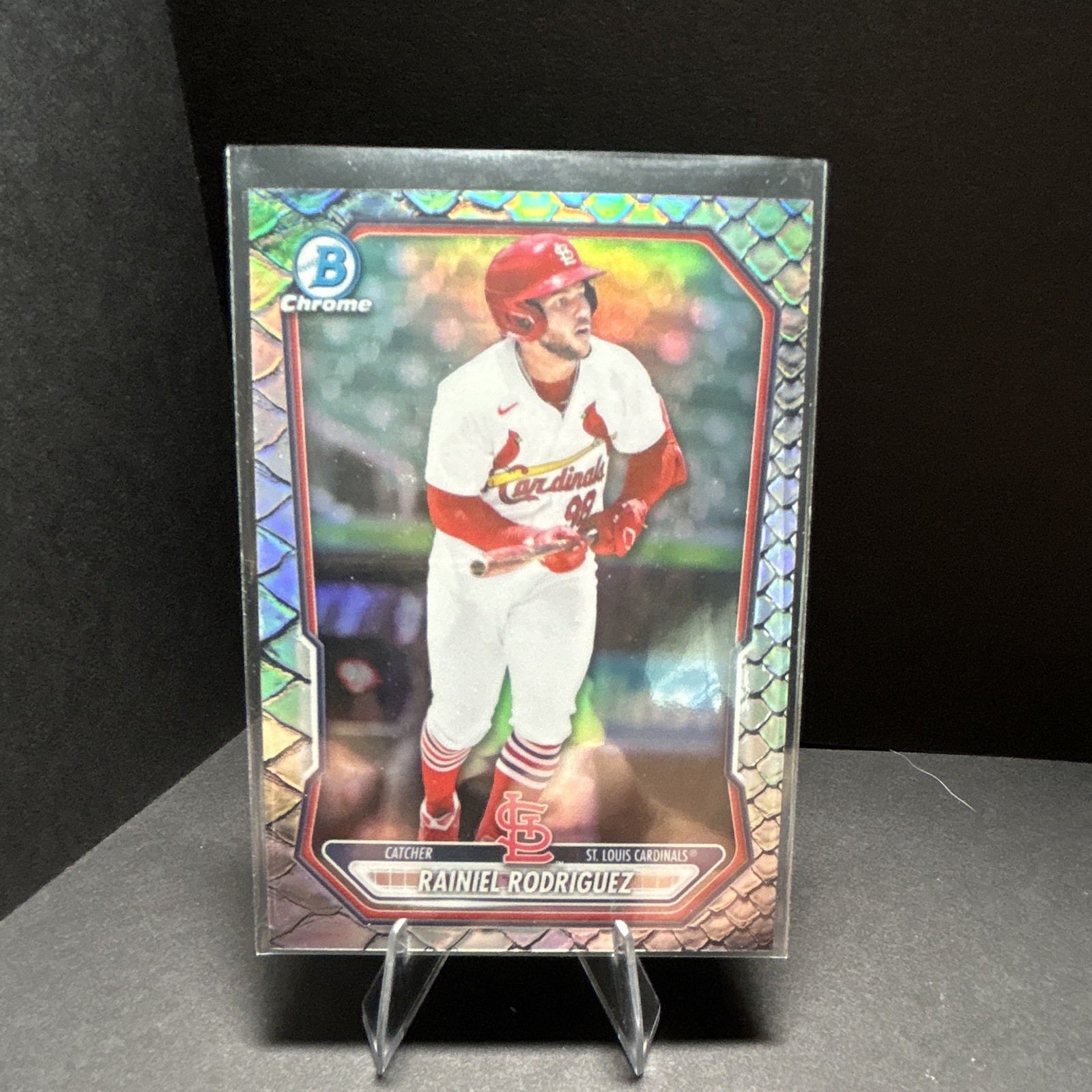 Bowman 2026 Bowman Chrome Reptilian Refractor Rainiel Rodriguez #BCP-54