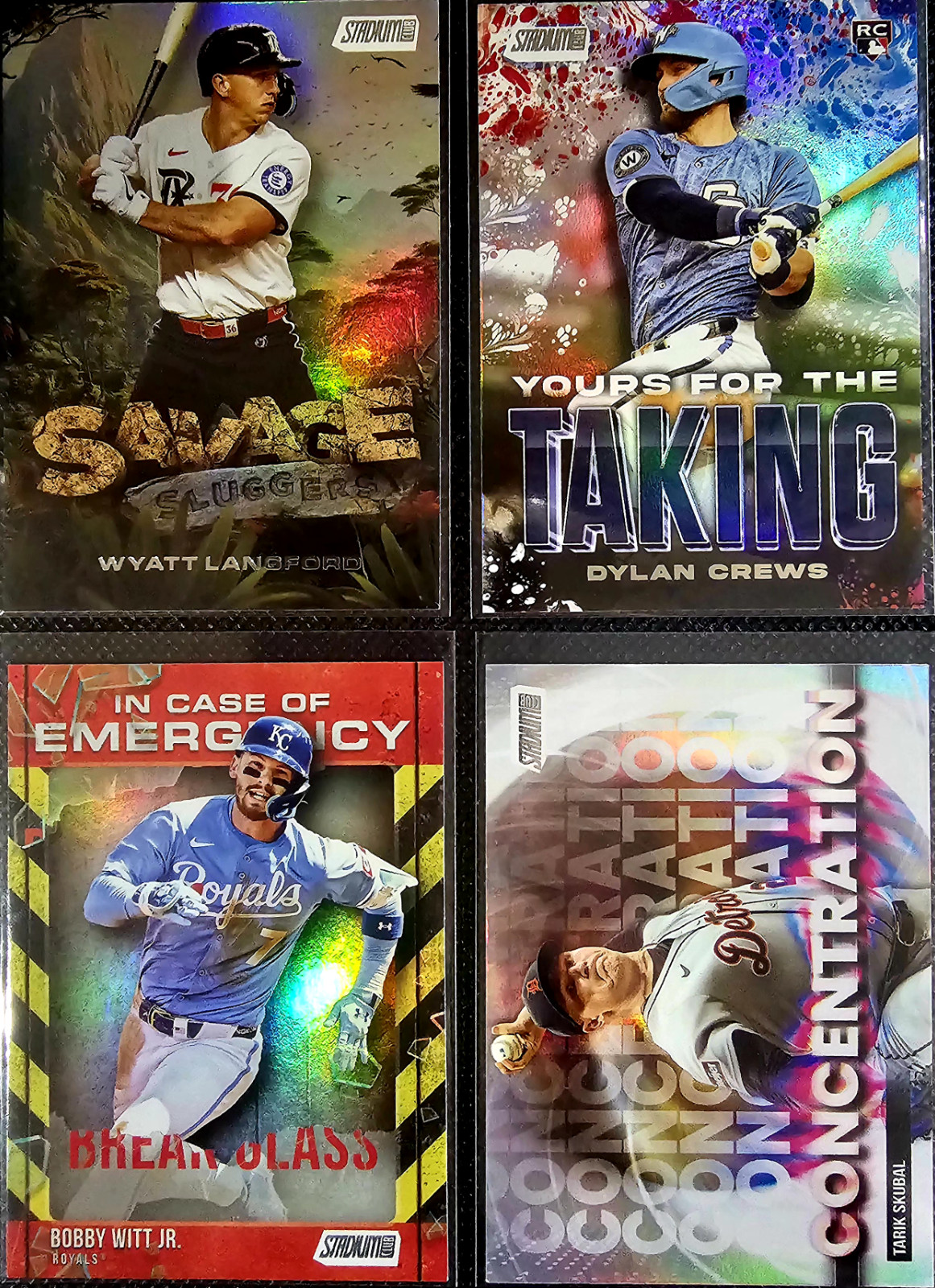 2025 Topps Stadium Club Inserts & Parallels You Pick! (Glass/Taking/Savage)