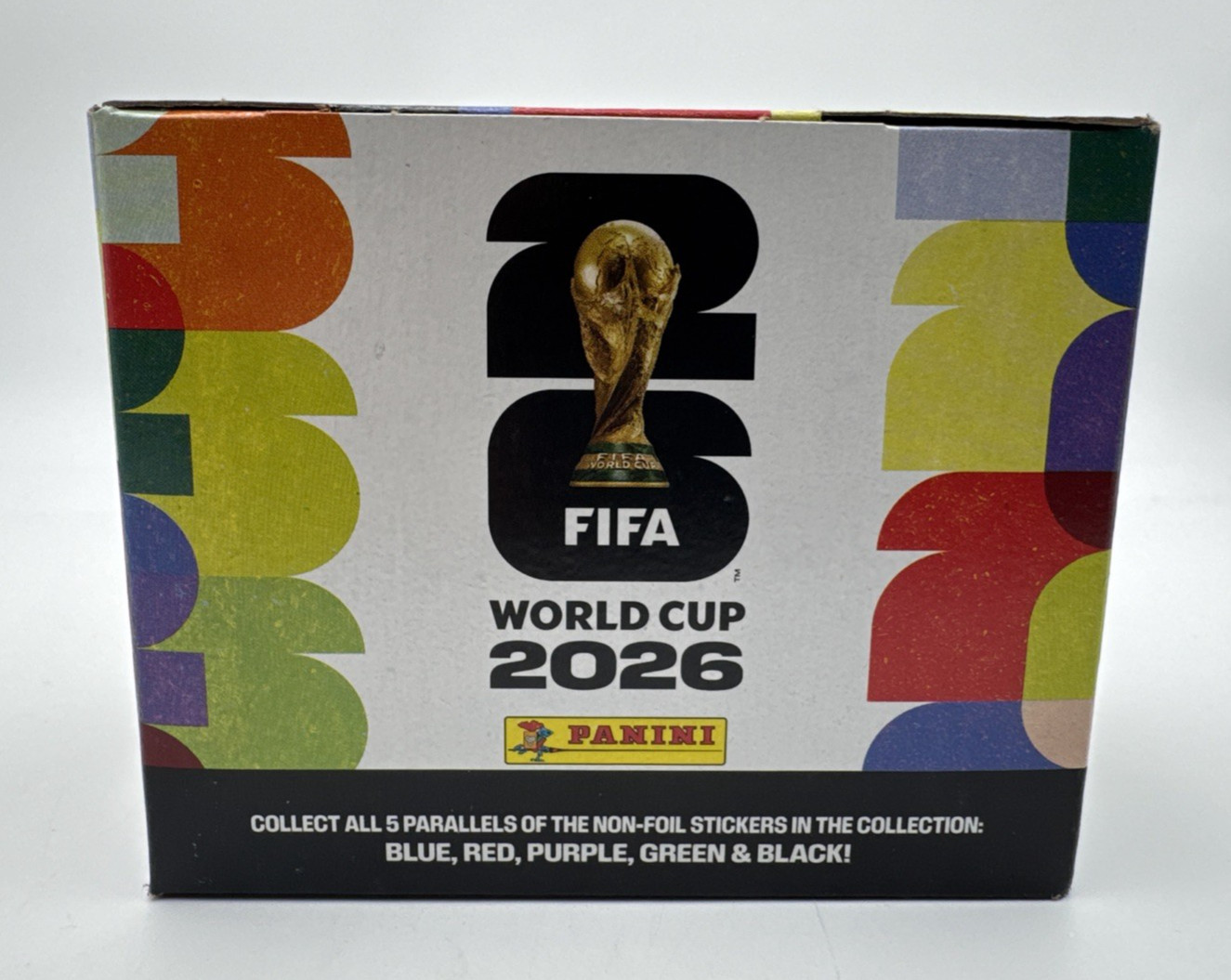 2026 Panini FIFA World Cup Sticker Box Factory Sealed 25 Packs U.S. Edition 2026