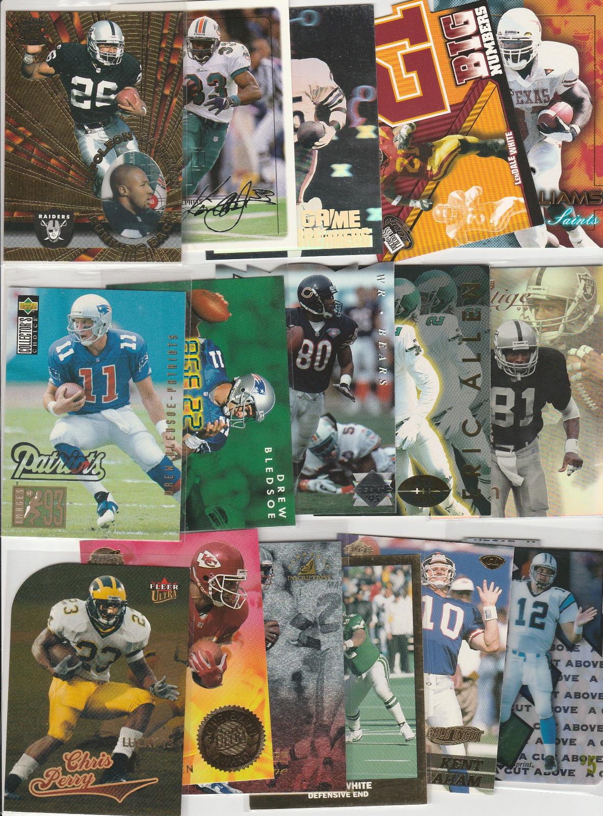 HUGE INSERT LOT (152) ALL SHOWN 90’S- EARLY 00’S STARS HALL OF FAMERS ROOKIES ++