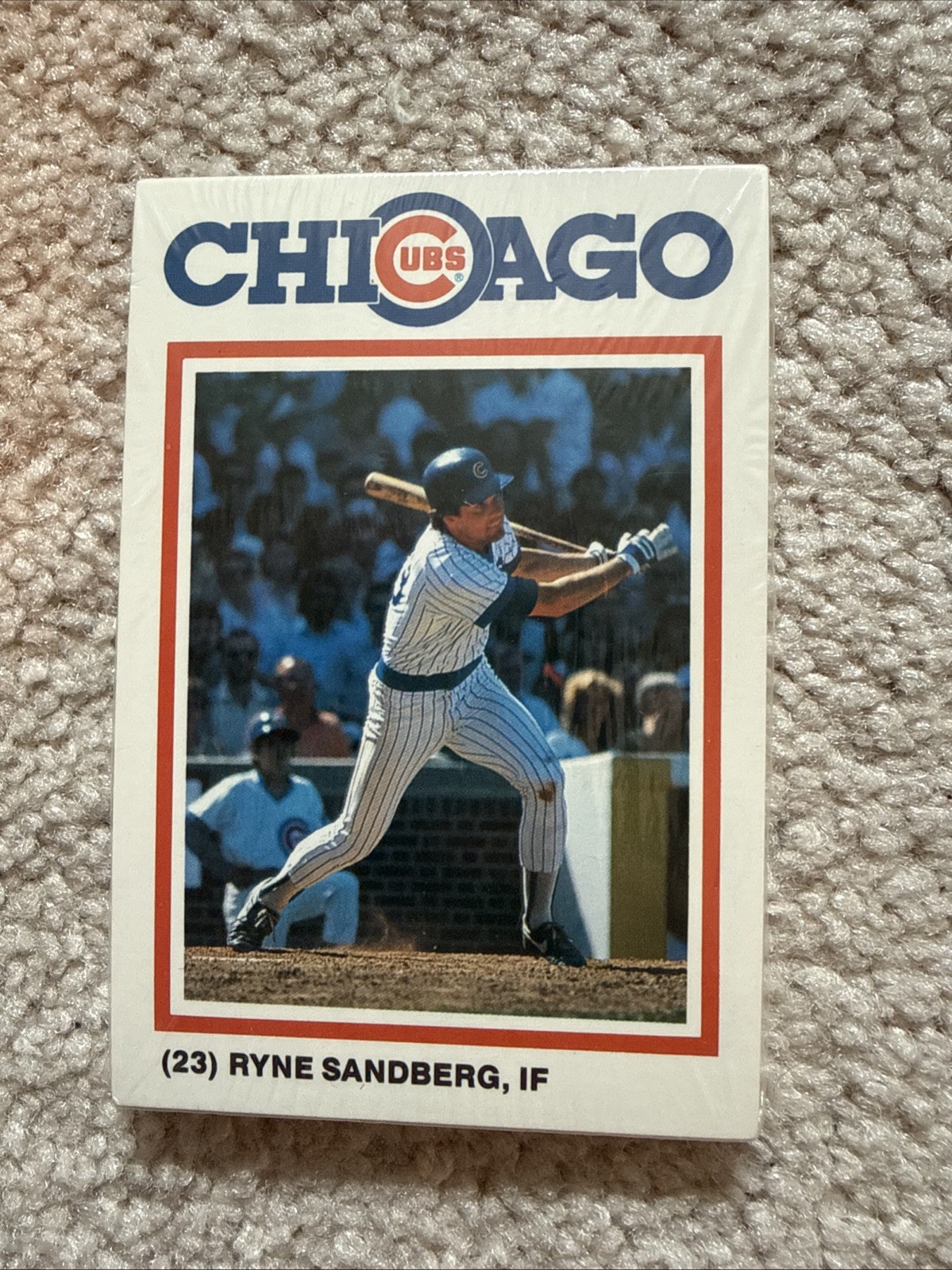 1986 Gatorade Chicago Cubs Complete Set Sealed-Ryne Sandberg-Rare Team Issue