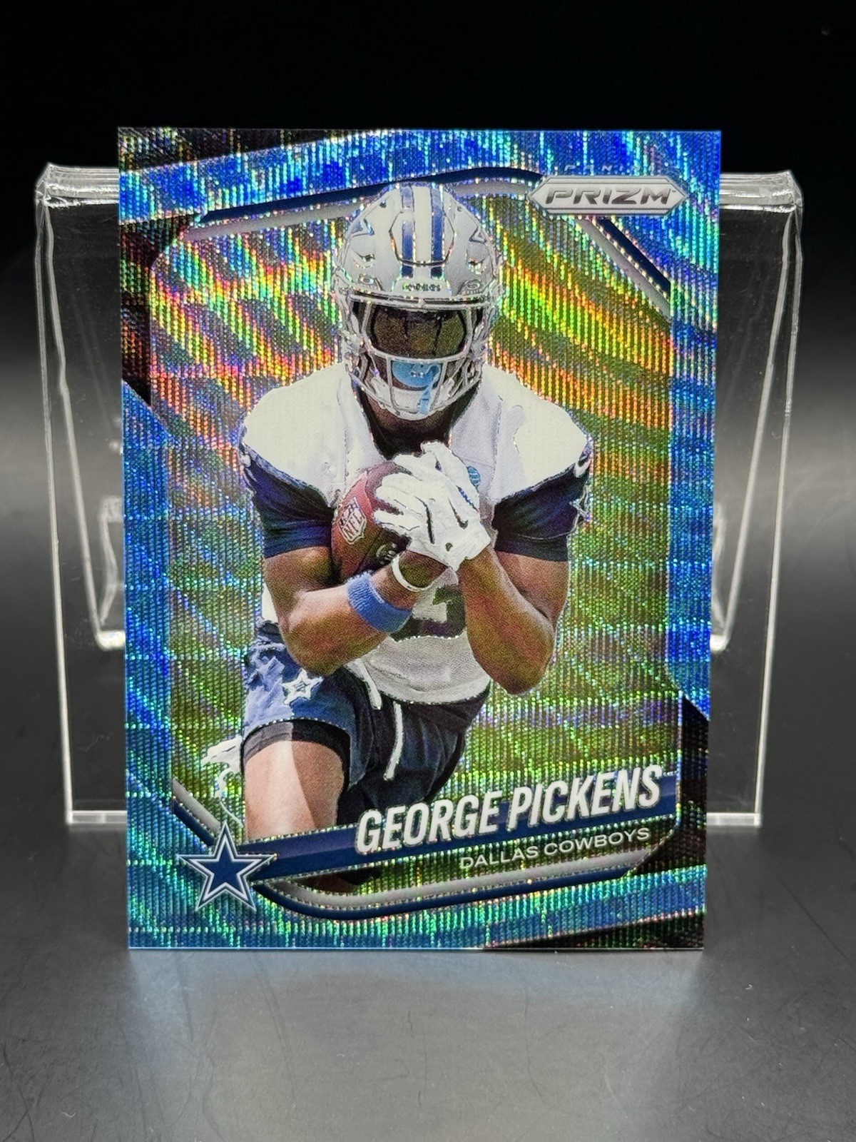 2025 Prizm George Pickens Blue Wave Prizm /230 #71