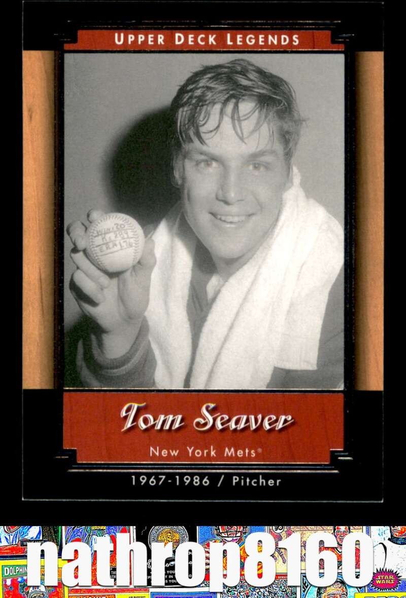 2001 Upper Deck Legends #75 Tom Seaver NM/NM+ New York Mets 22577