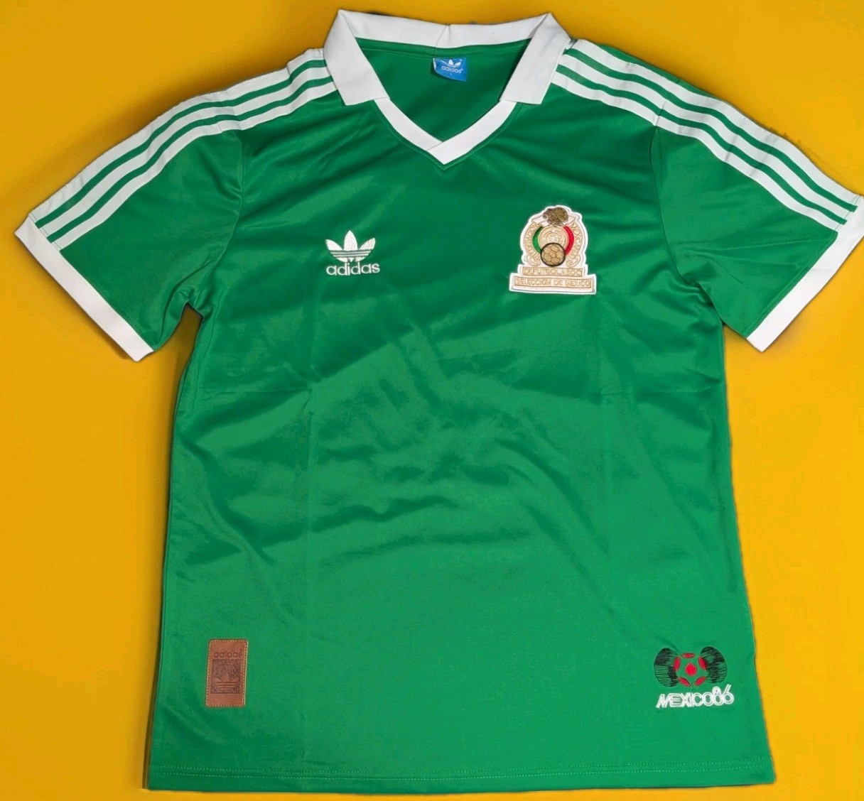 Adidas Mexico Retro Home 1986 Classic Jersey New Mens Small