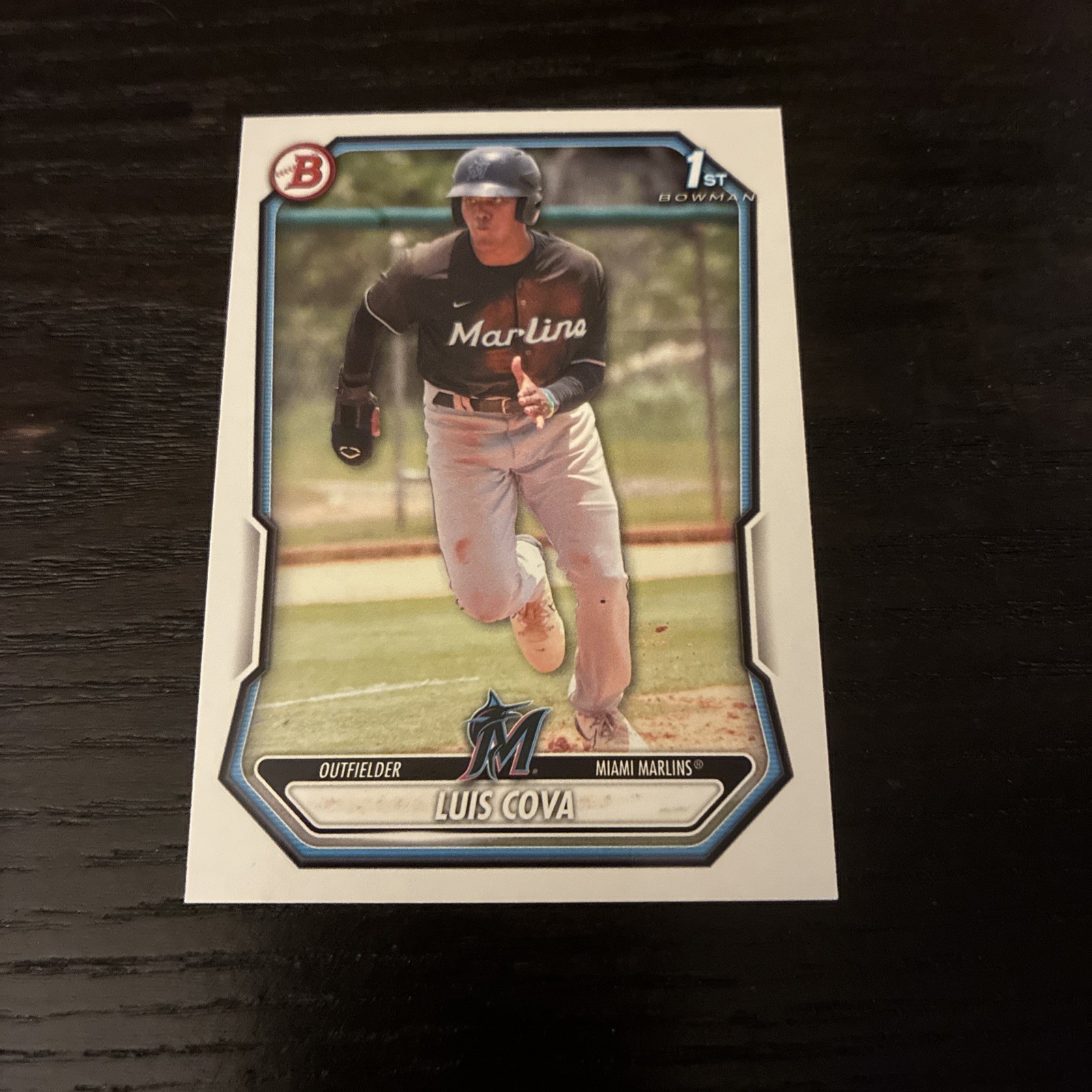 Luis Cova 1st Prospect Rookie RC 2026 Bowman Baseball Card #BP-38 Miami Marlins