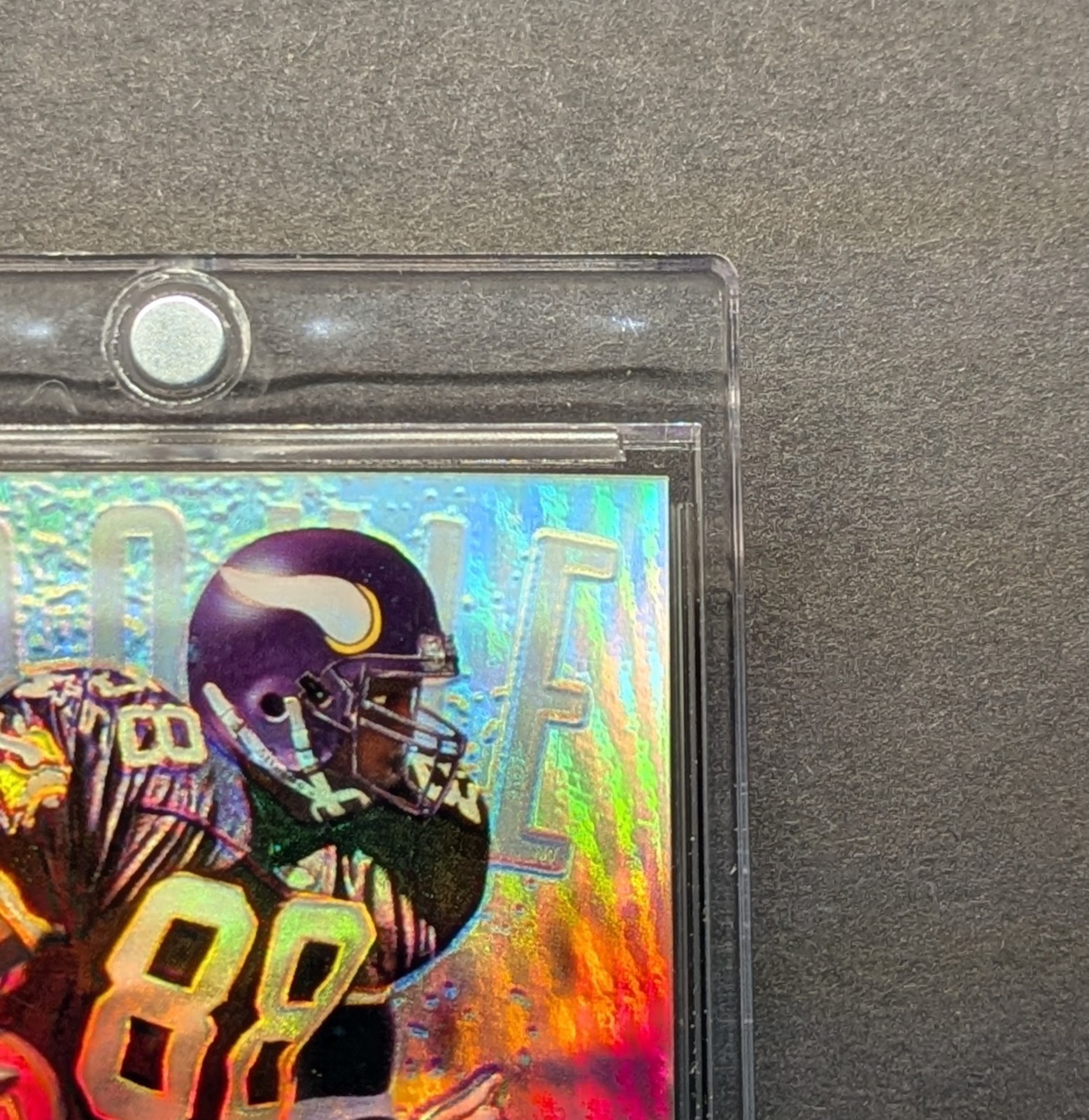 RANDY MOSS Rookie 1998 Topps Finest Refractor w/ Protective Peel SP RC