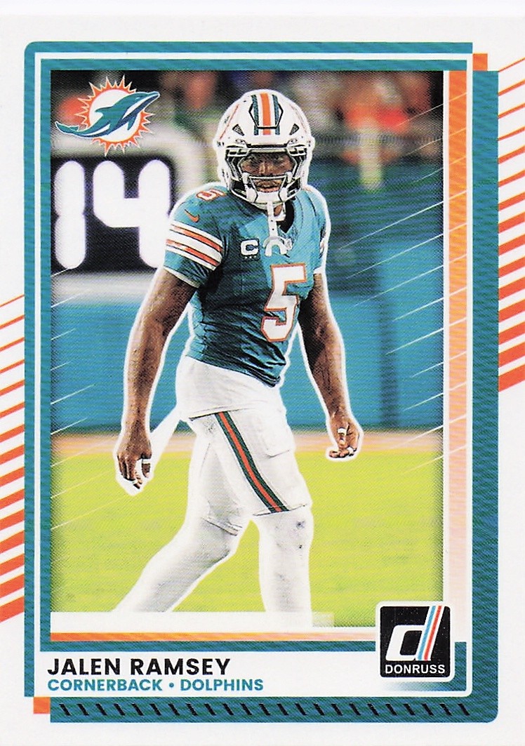 2025 Panini America, Inc. DONRUSS FOOTBALL JALEN RAMSEY #50 DOLPHINS CORNERBACK